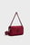 Жіноча бордова сумка