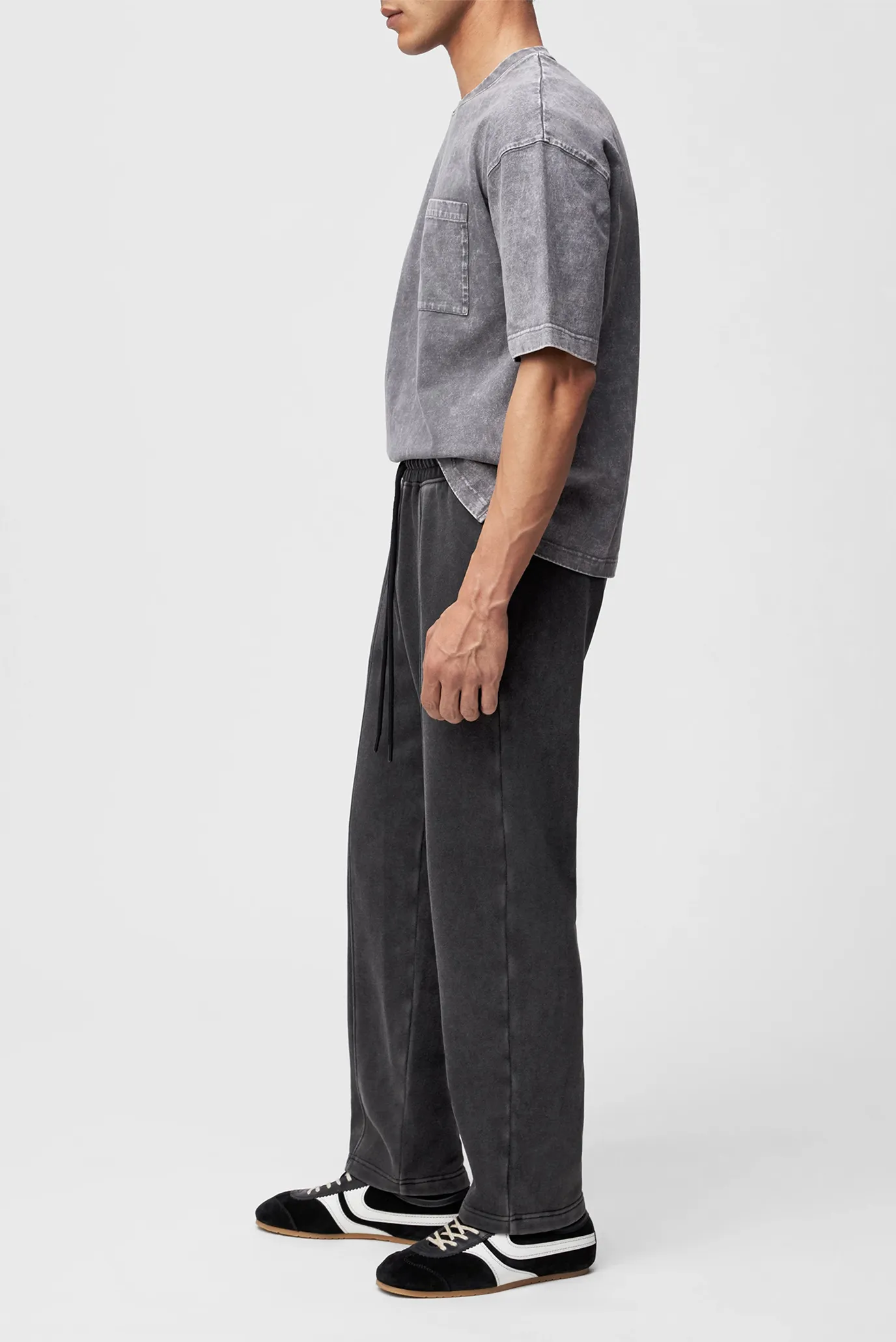 Мужские темно-серые спортивные брюки DUSKK 3