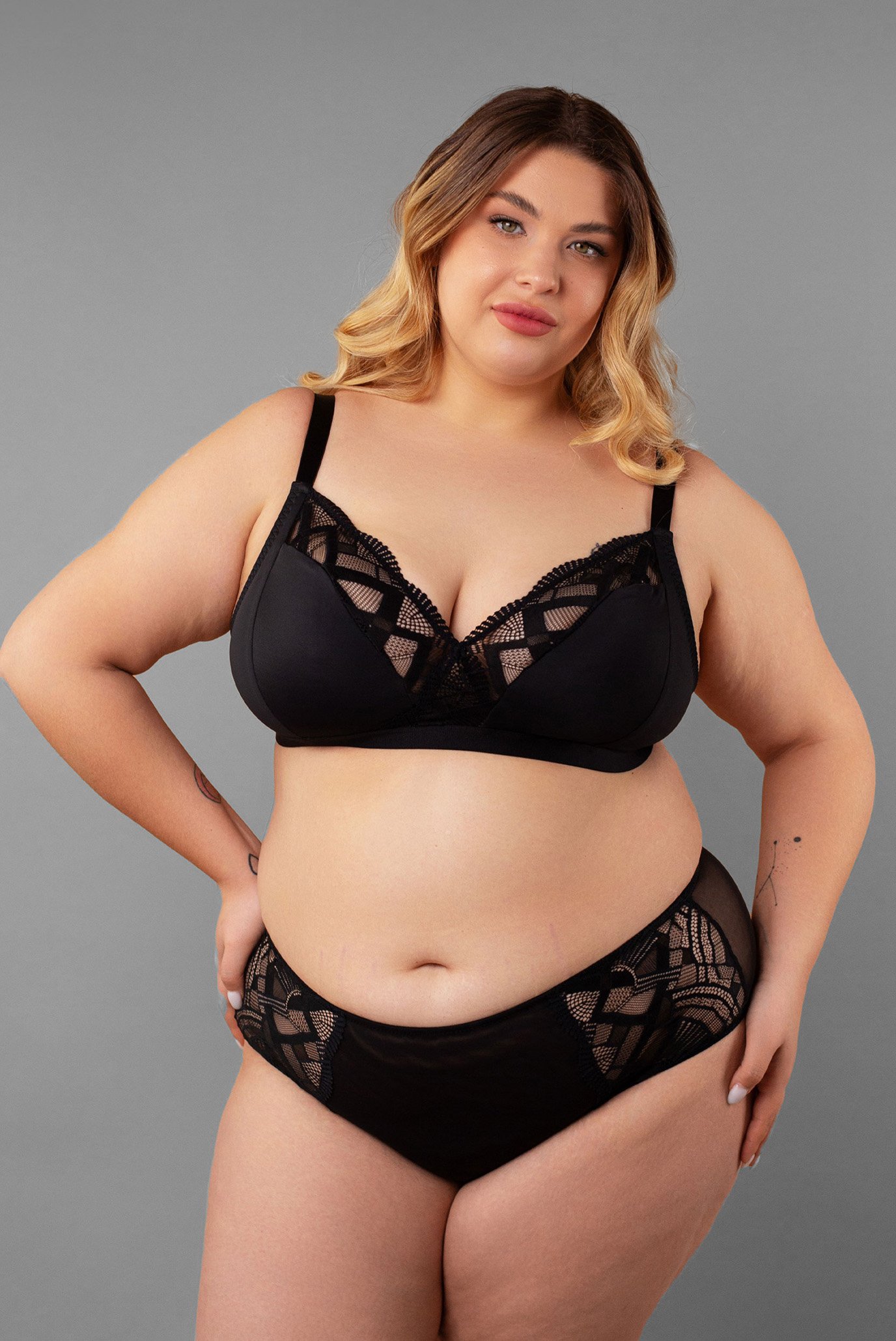 Женские черные трусики Черный 3XL brabrabra SLZ25902201 Женские черные трусики Черный 3XL brabrabra SLZ25902201