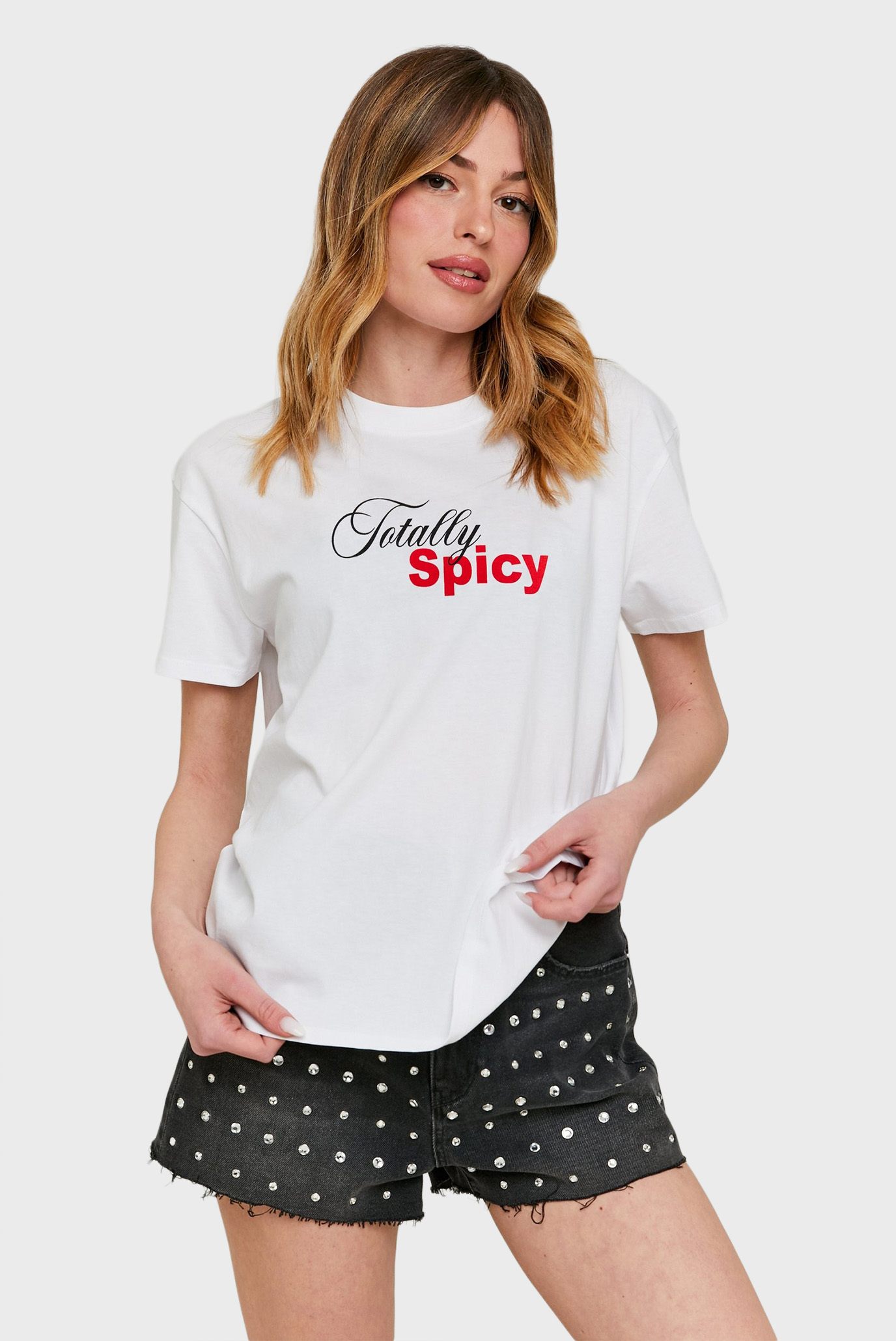 Женская белая футболка Белый S Tally Weijl STSCOPOOM4 Женская белая футболка Белый S Tally Weijl STSCOPOOM4