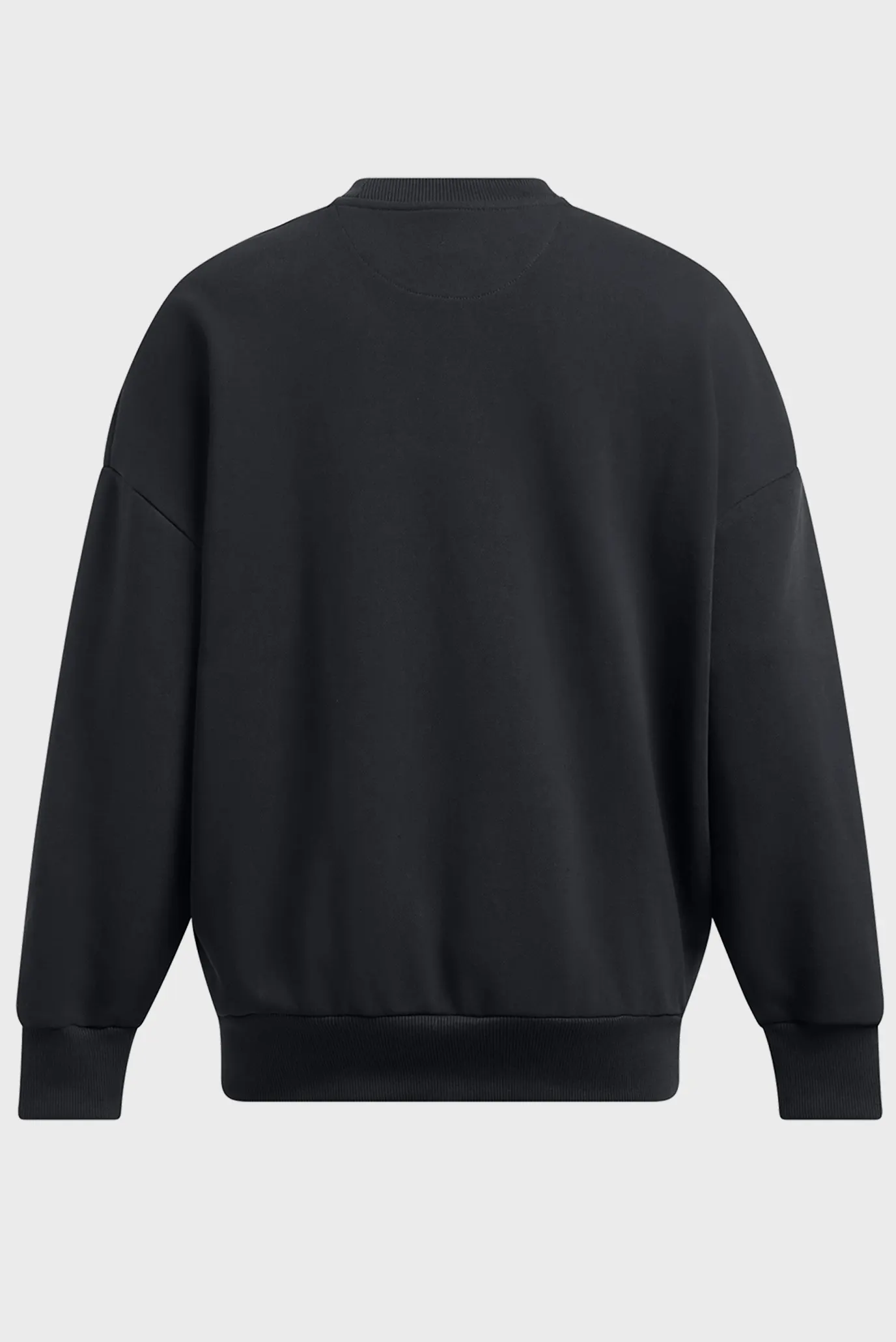 Женский черный свитшот UA Icon HWT Terry OS Crew 4