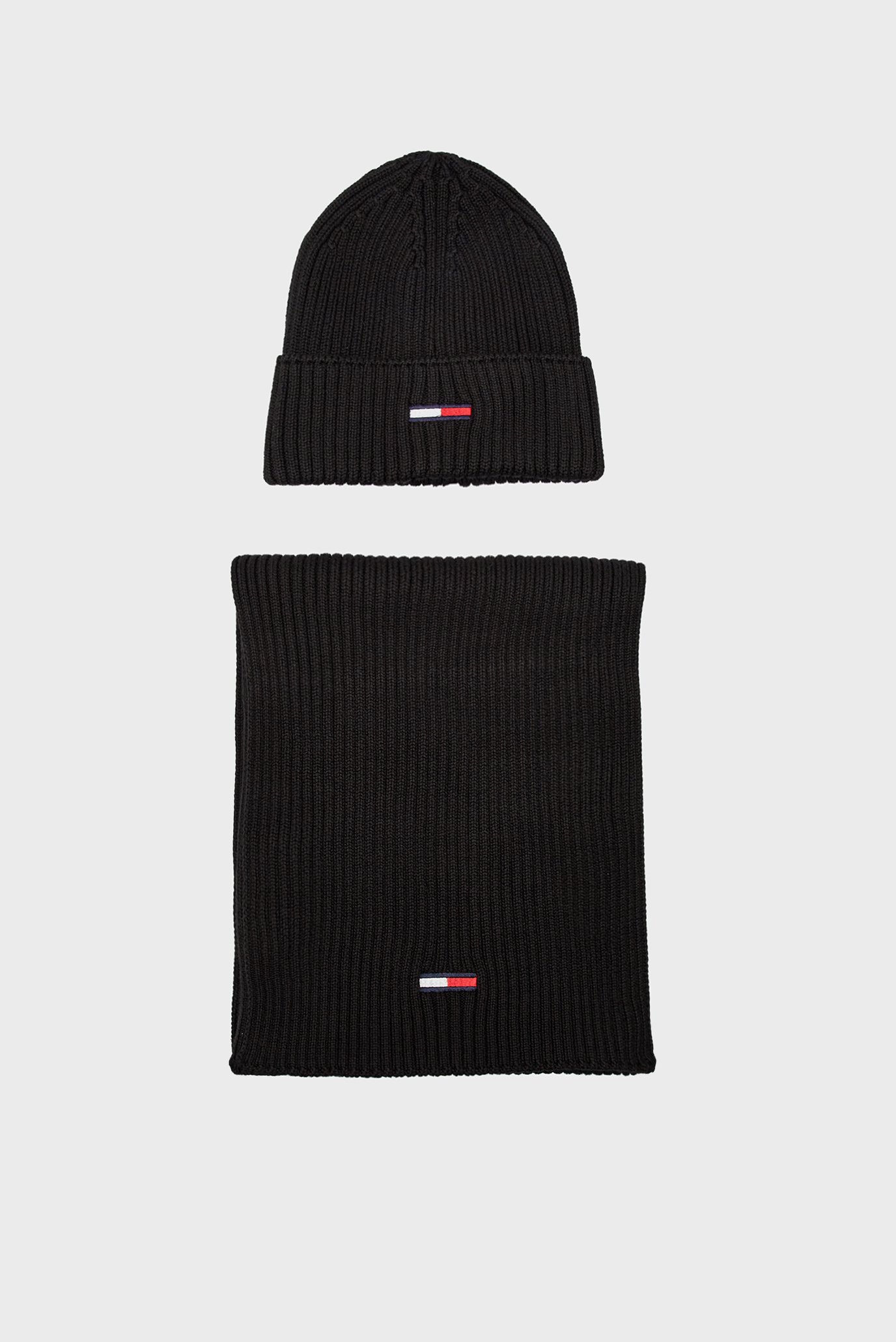 Чоловічий набір аксесуарів (шапка, шарф) TJM FLAG BEANIE & SCARF 1