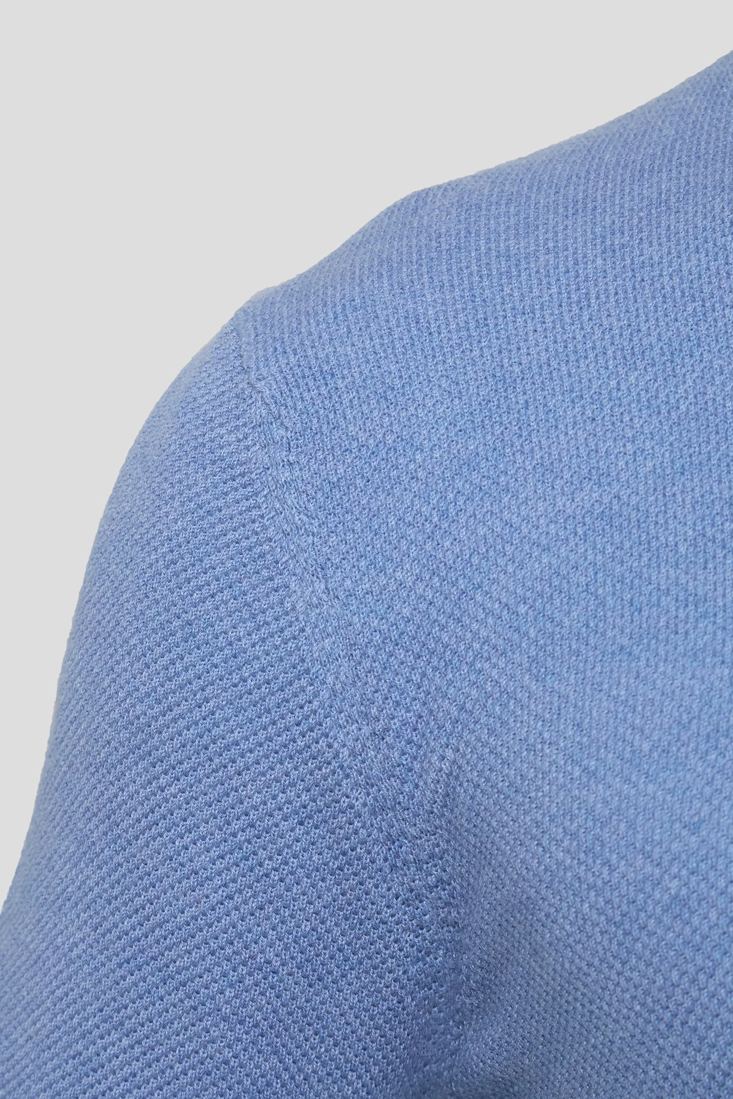 Мужское голубое поло 4