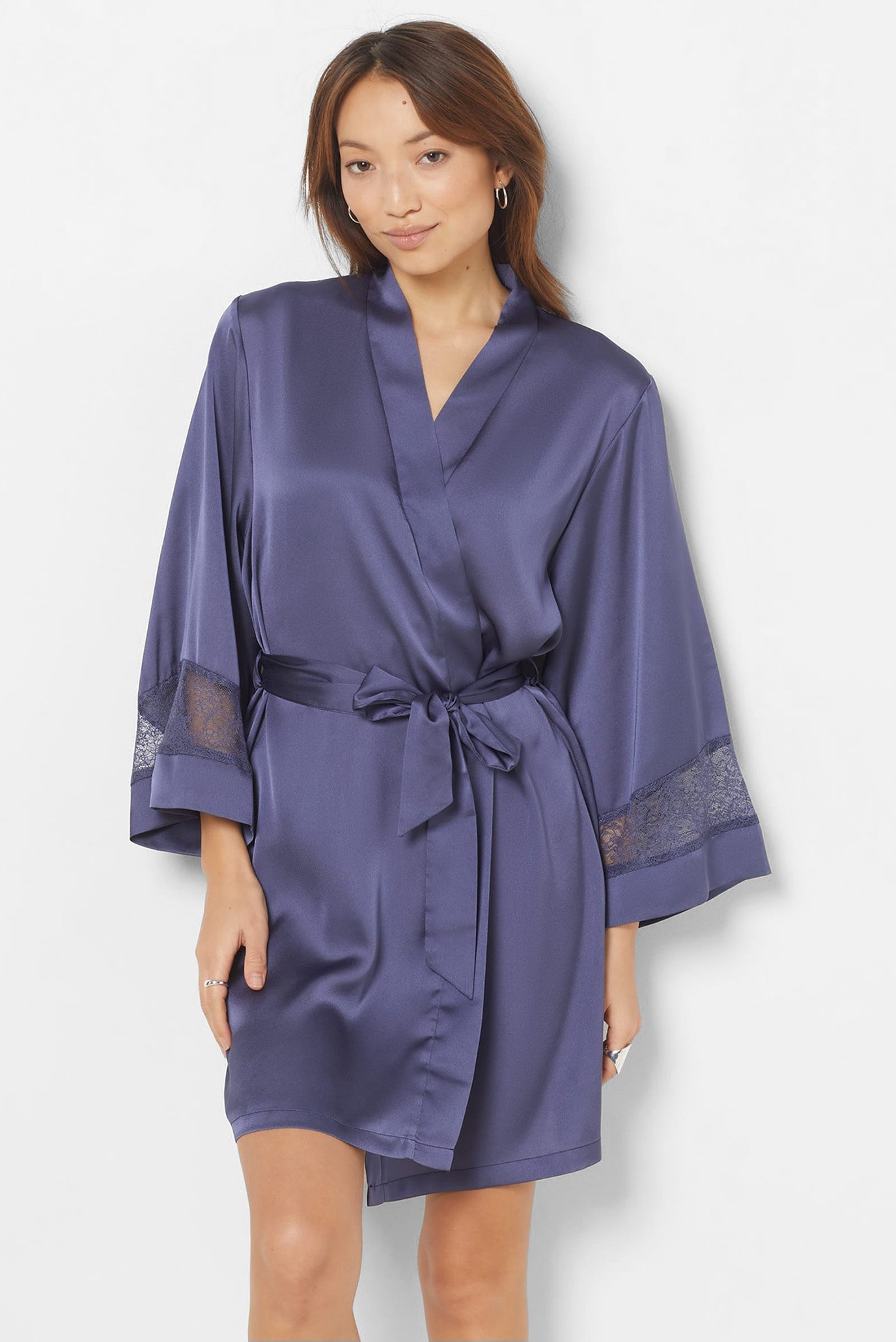 Жіночий фіолетовий халат SENTIMENT 1
