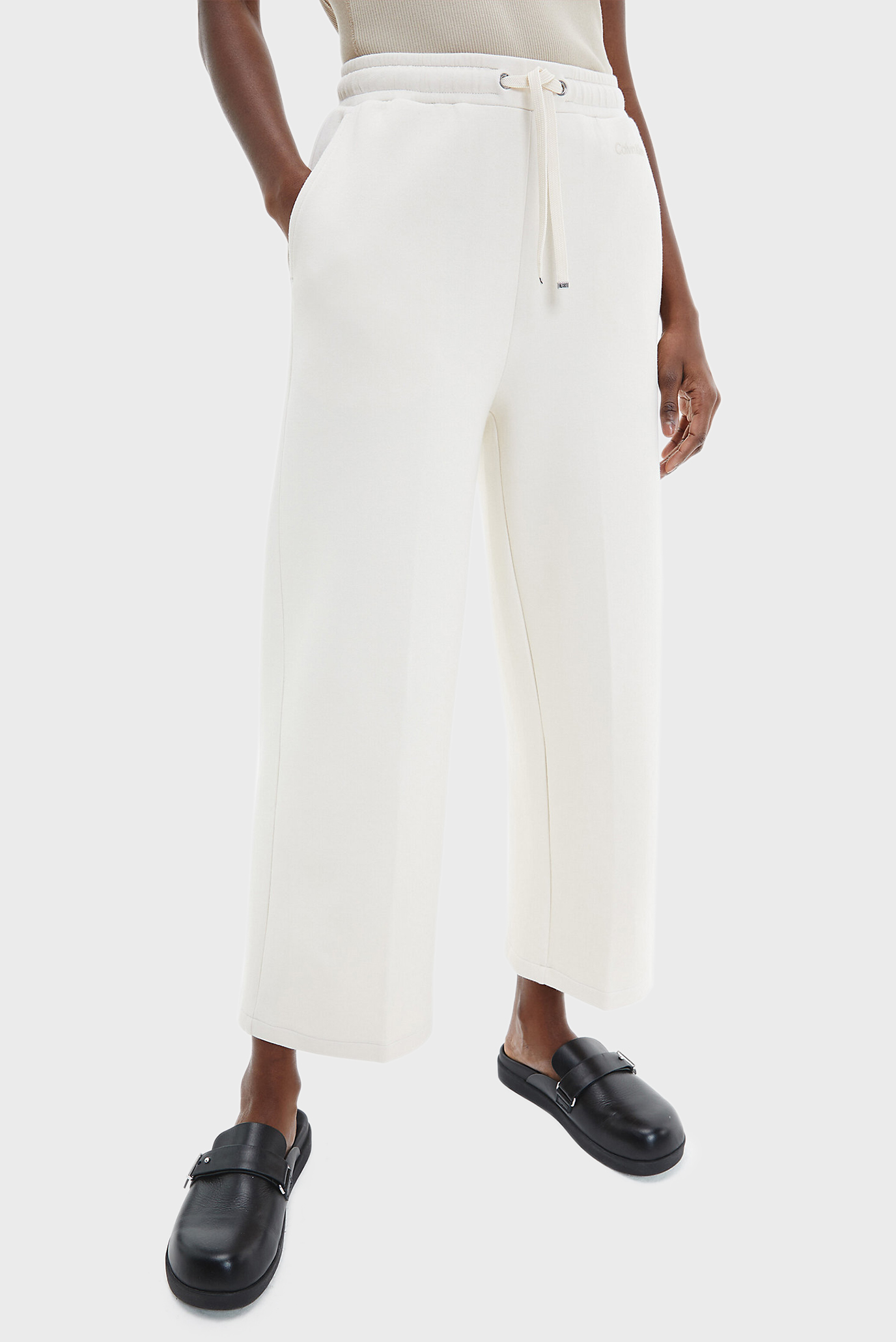 Жіночі білі спортивні штани MICRO LOGO 1