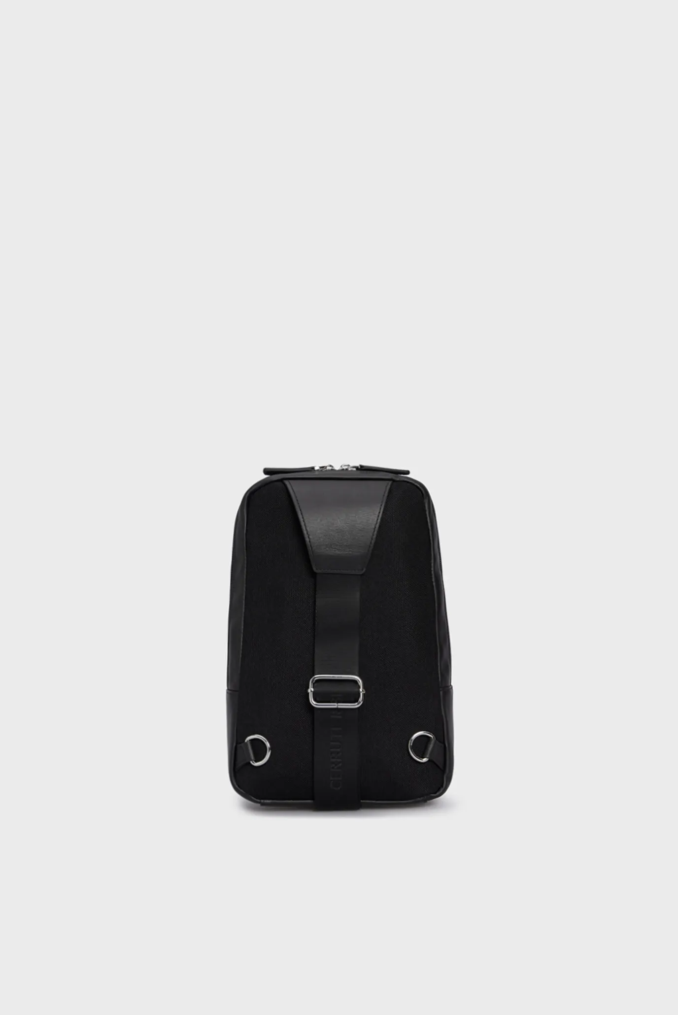 Чоловіча чорна шкіряна сумка BODYBAG JACK 4