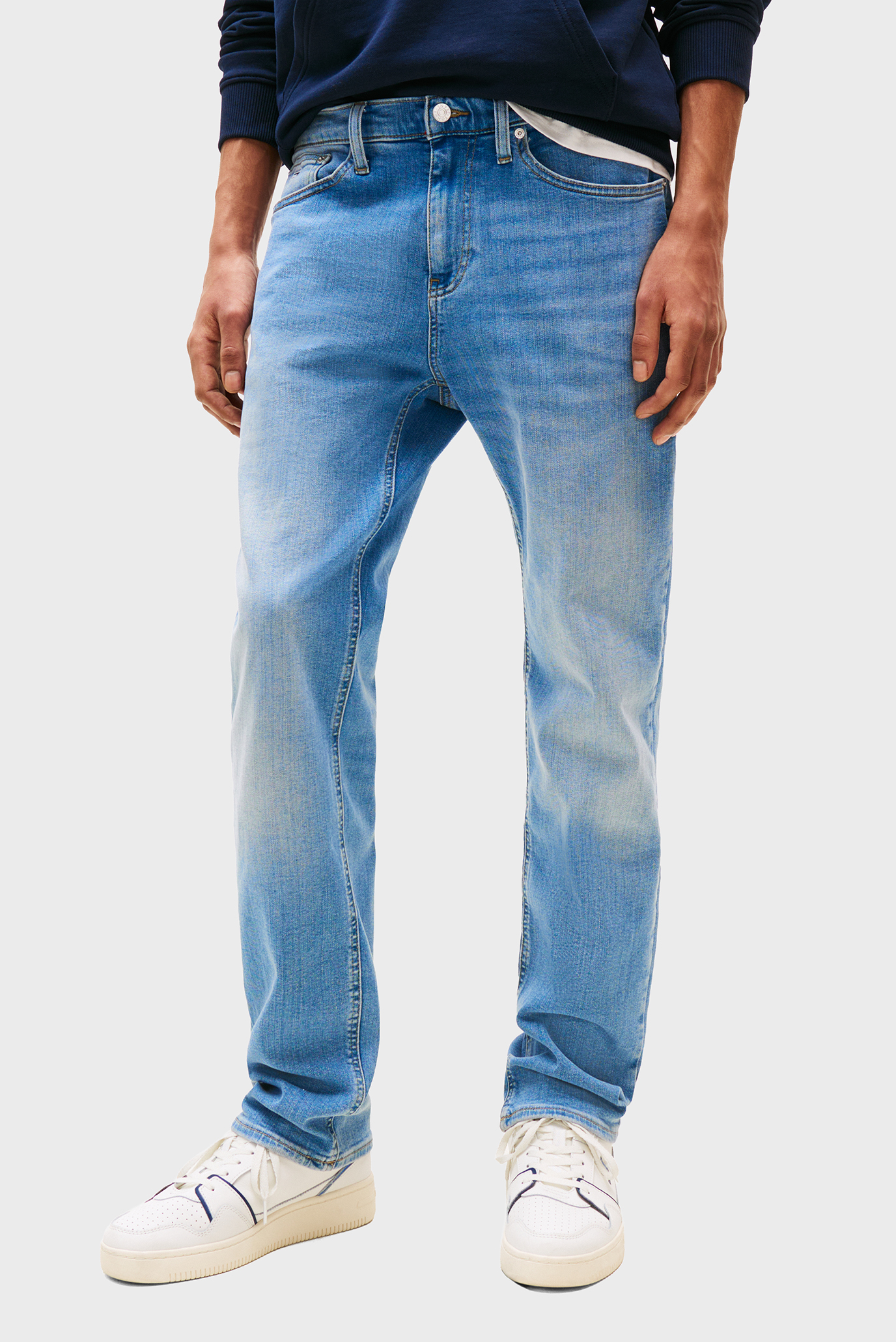 Мужские голубые джинсы RYAN SLIM STR Голубой 30-32 Tommy Jeans DM0DM20758 Мужские голубые джинсы RYAN SLIM STR Голубой 30-32 Tommy Jeans DM0DM20758