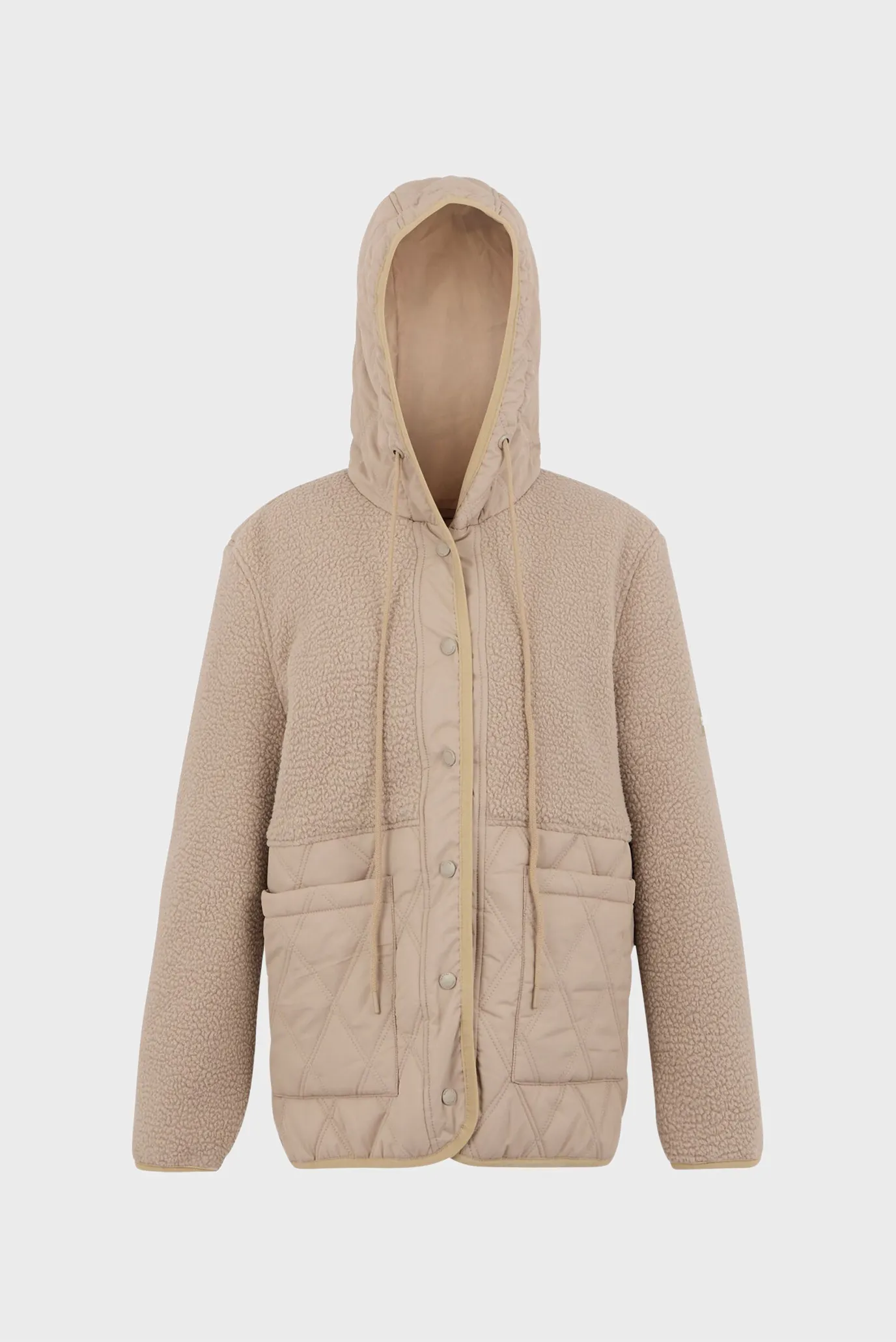 Женская бежевая куртка 6