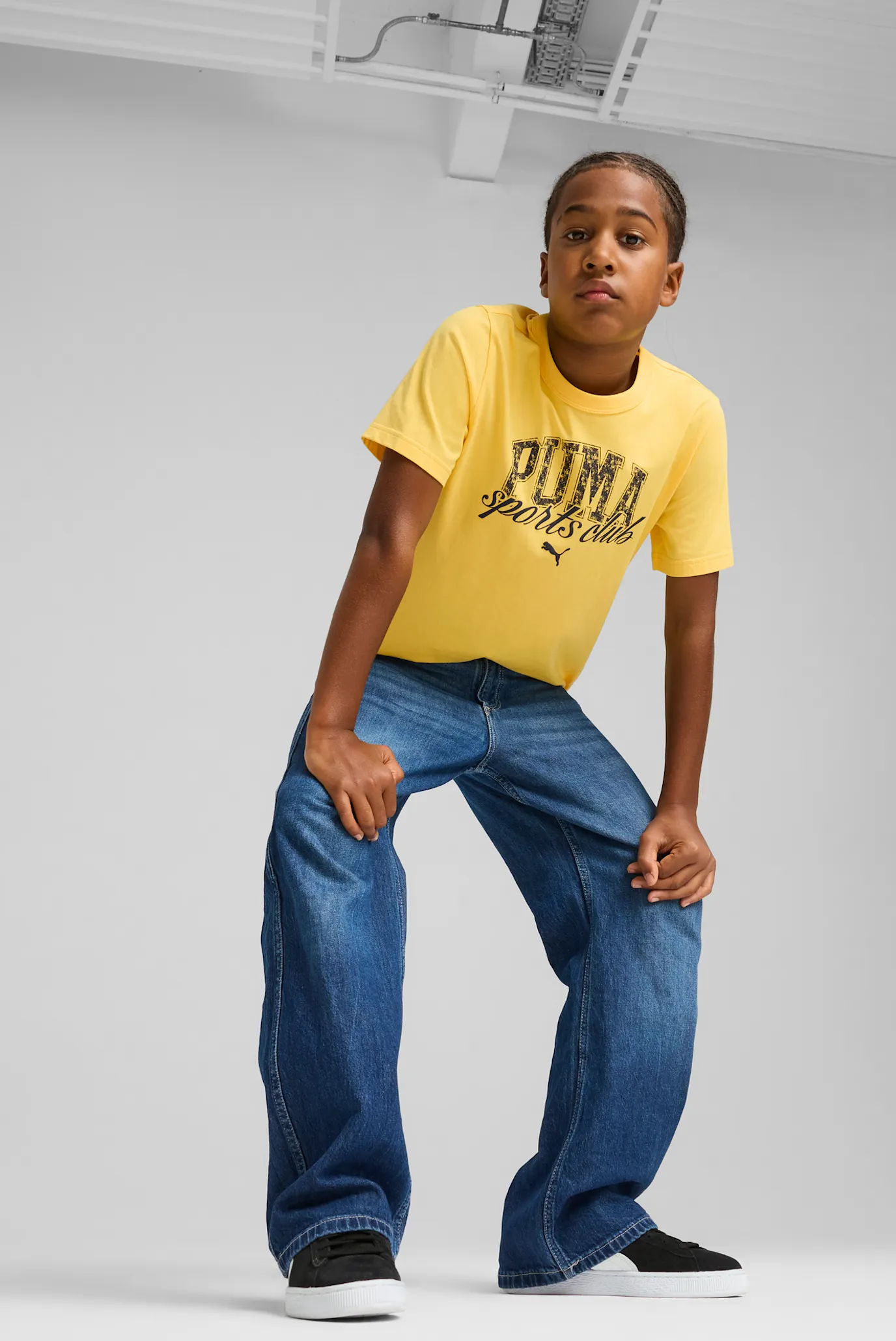 Дитяча жовта футболка PUMA Class Graphic Tee Youth 2