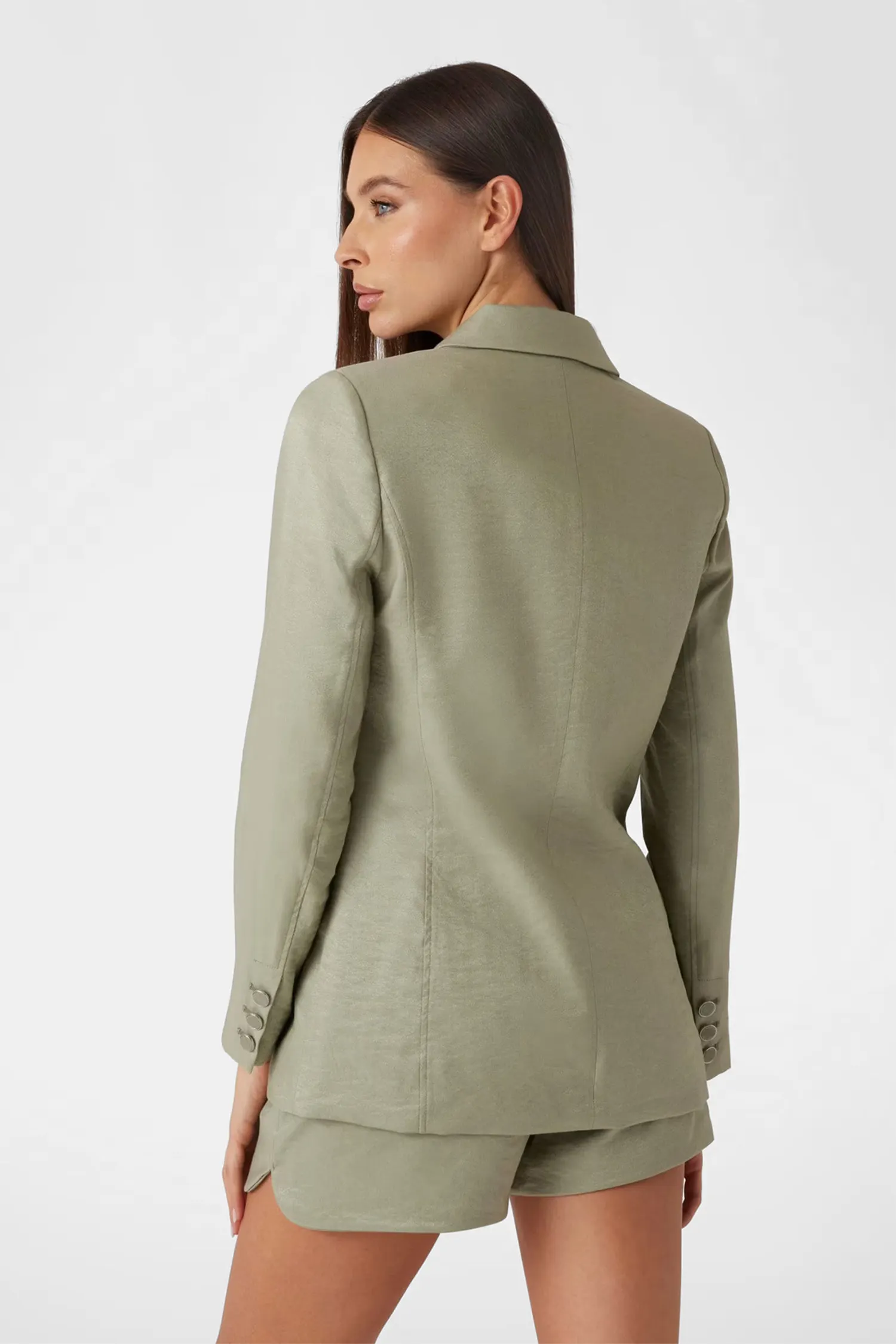 Жіночий зелений жакет 3