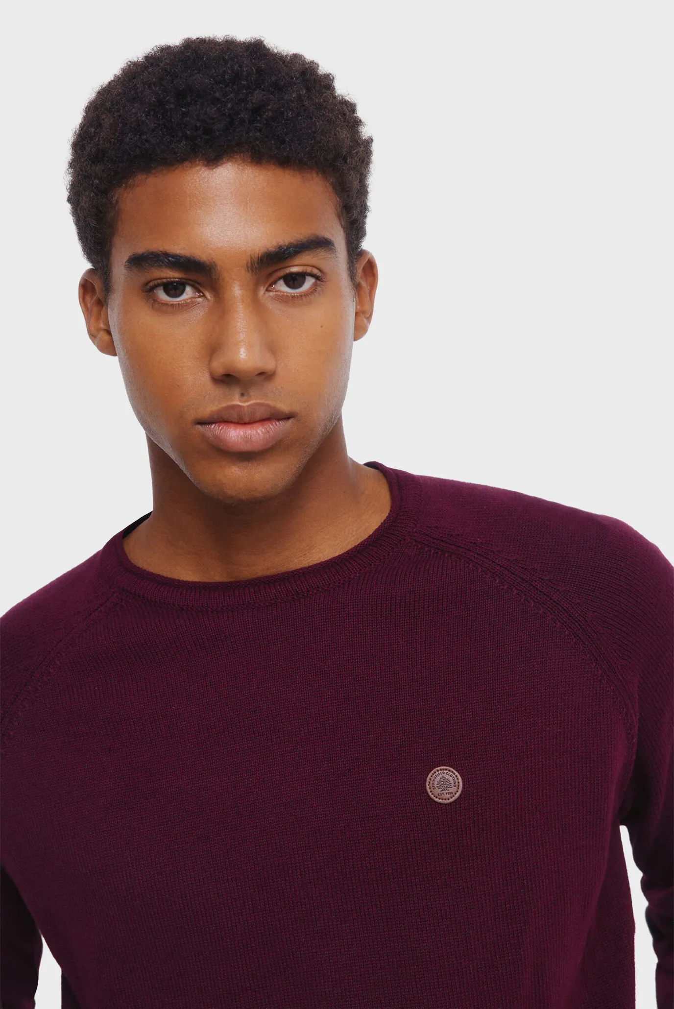 Мужской бордовый джемпер 2