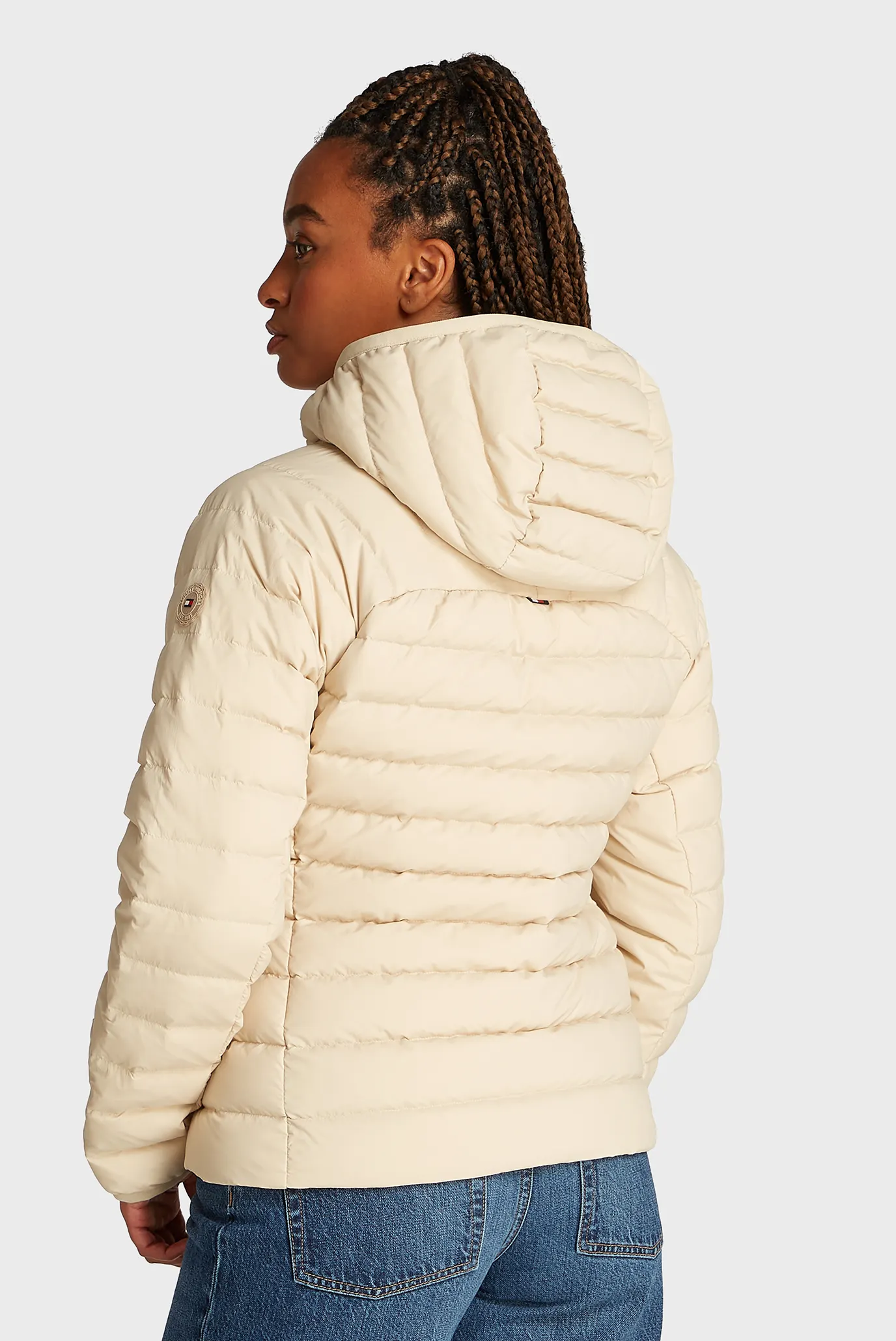 Жіночий бежевий пуховик SPORTY LW DOWN 2