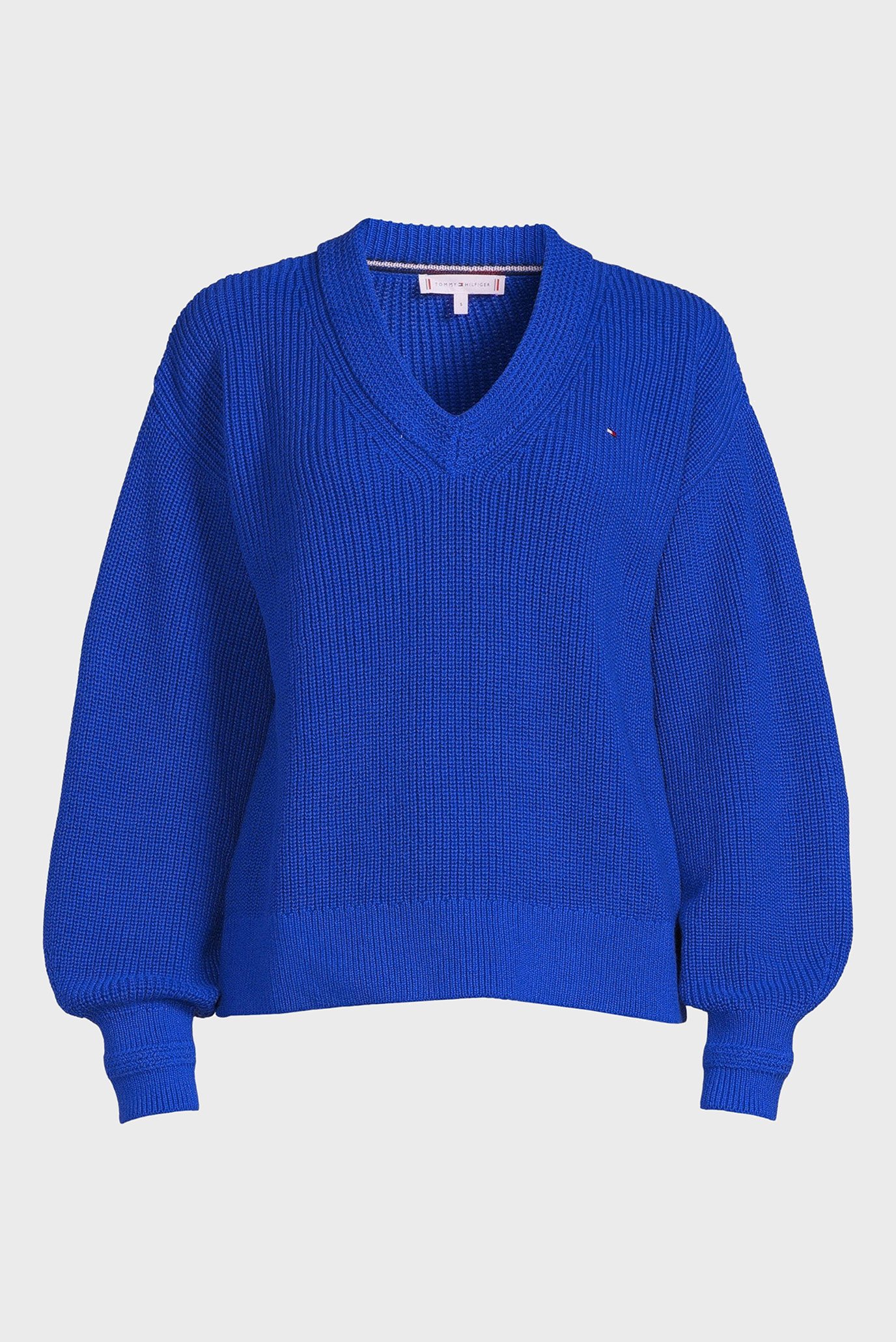 Женский синий пуловер 1