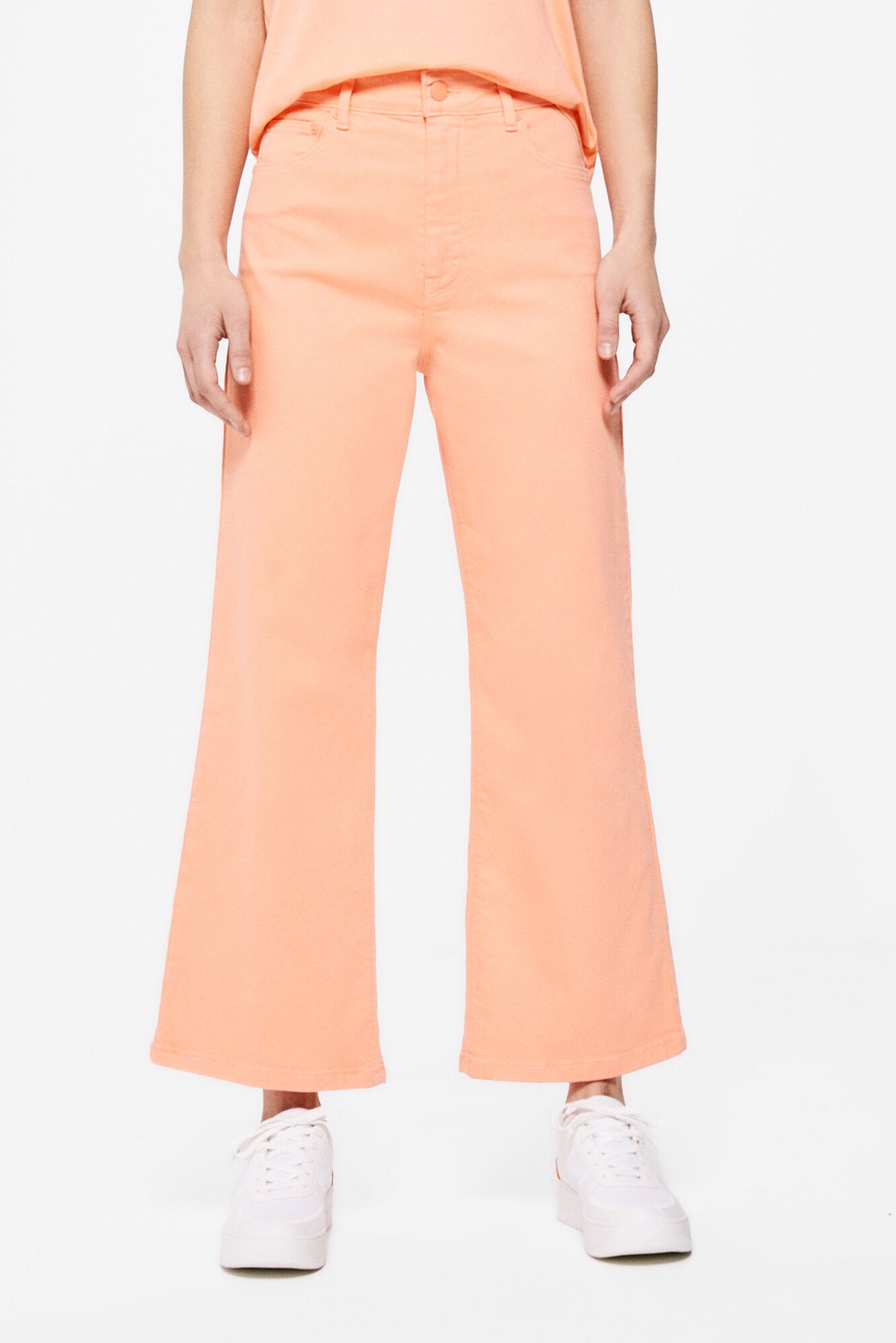 Женские персиковые джинсы Eco Dye 1