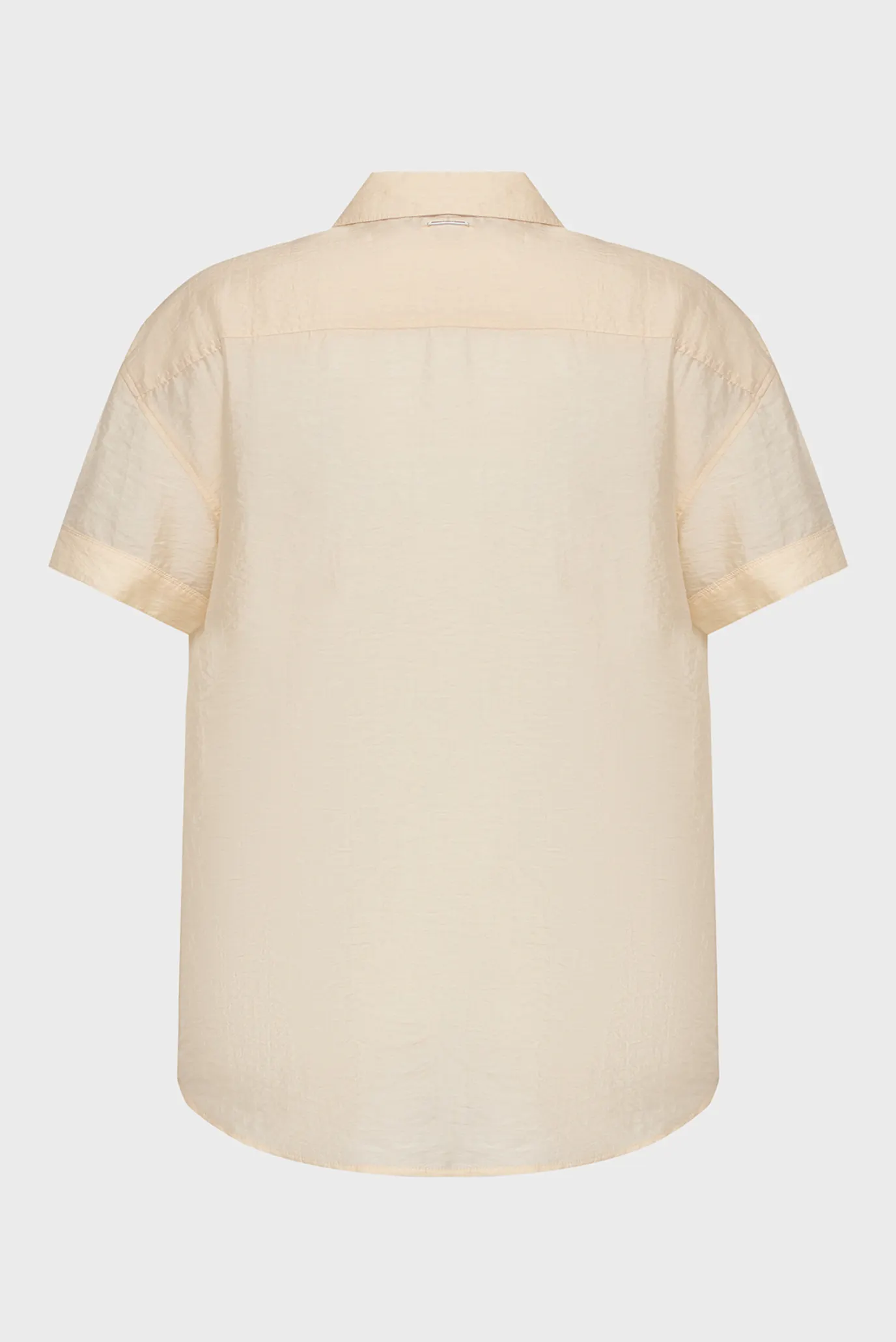 Женская бежевая рубашка TENCEL RELAXED 7