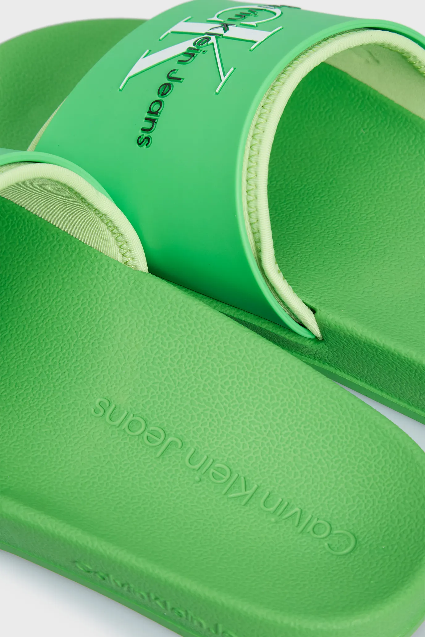 Чоловічі зелені слайдери SLIDE MONOGRAM 2