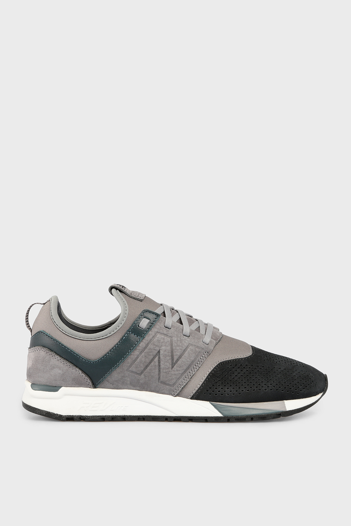 Muzhskie Serye Kozhanye Krossovki 247 Luxe New Balance Mrl247n4 Md Fashion