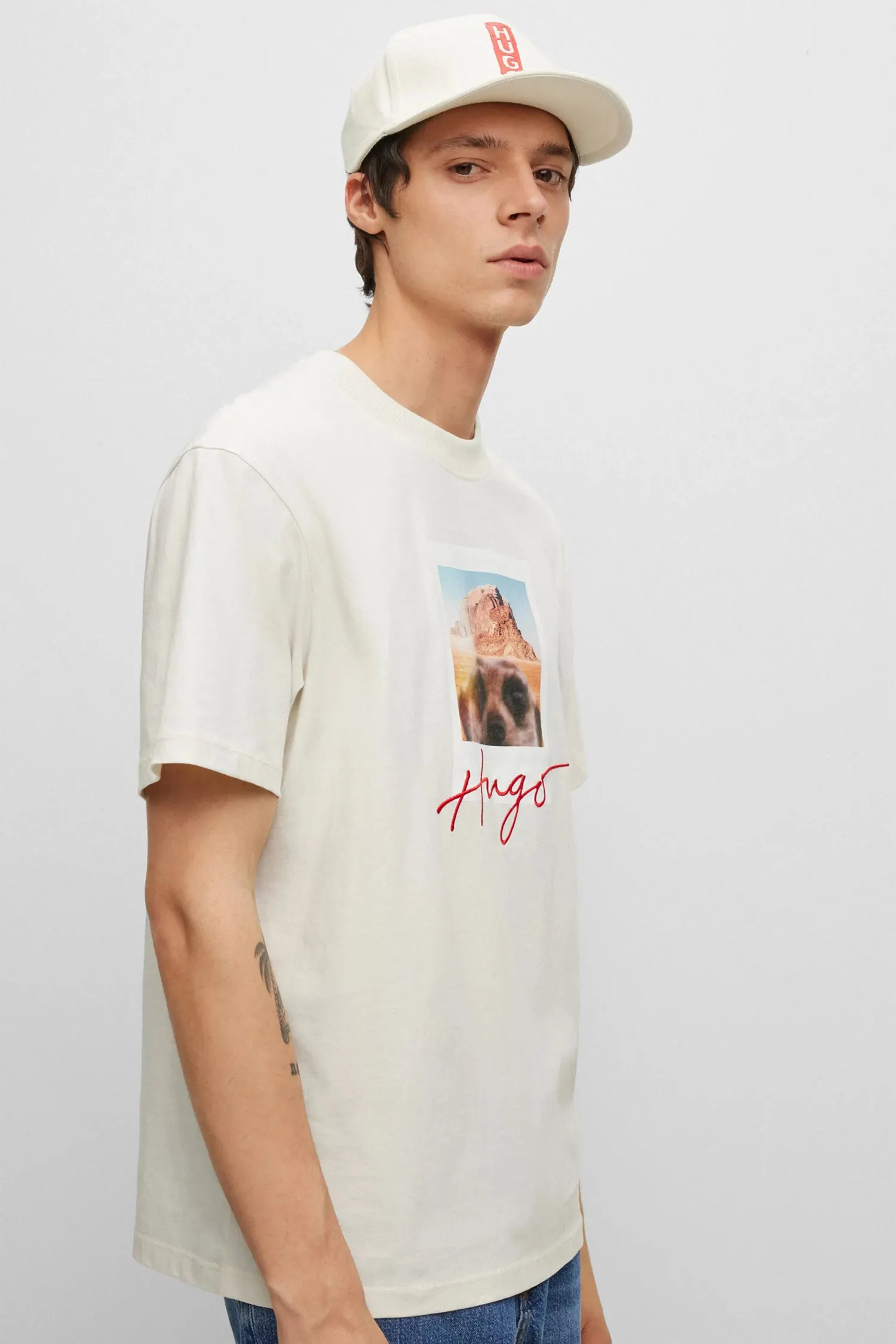 Чоловіча біла кепка 4