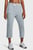 Женские серые спортивные брюки UA Rival Terry Flare Crop