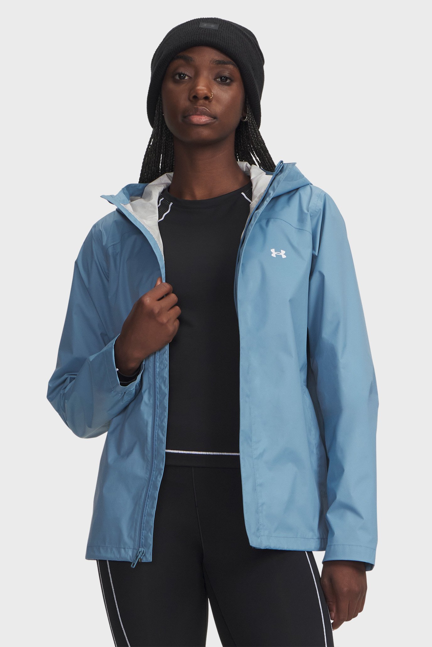 Женская голубая ветровка CLOUDSTRIKE JACKET Голубой L Under Armour 1374645-418 Женская голубая ветровка CLOUDSTRIKE JACKET Голубой L Under Armour 1374645-418