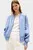 Жіночий блакитний бомбер TONAL FLAG TERRY ZIP-UP