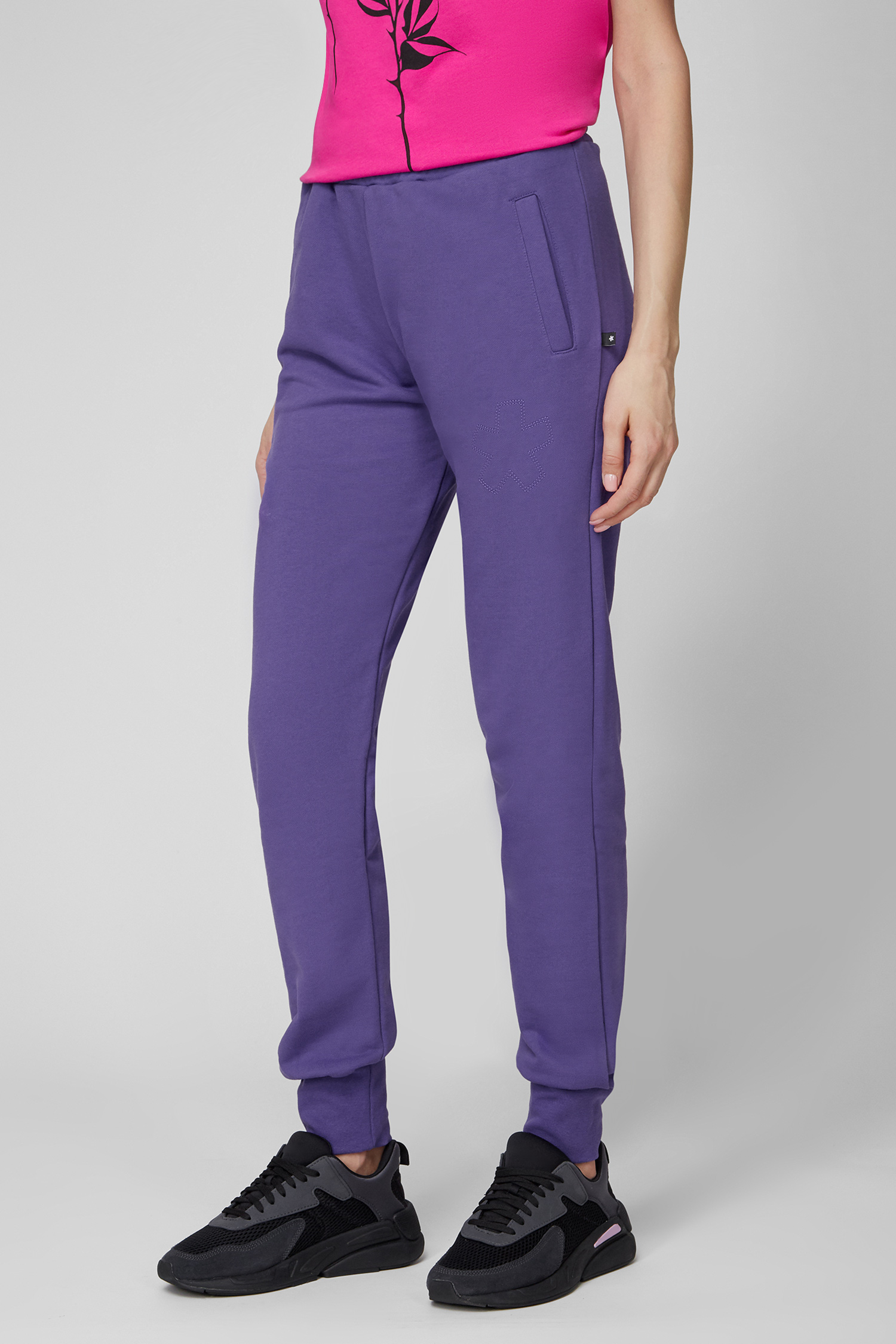 Женские фиолетовые спортивные брюки 1