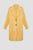 Женское желтое шерстяное пальто