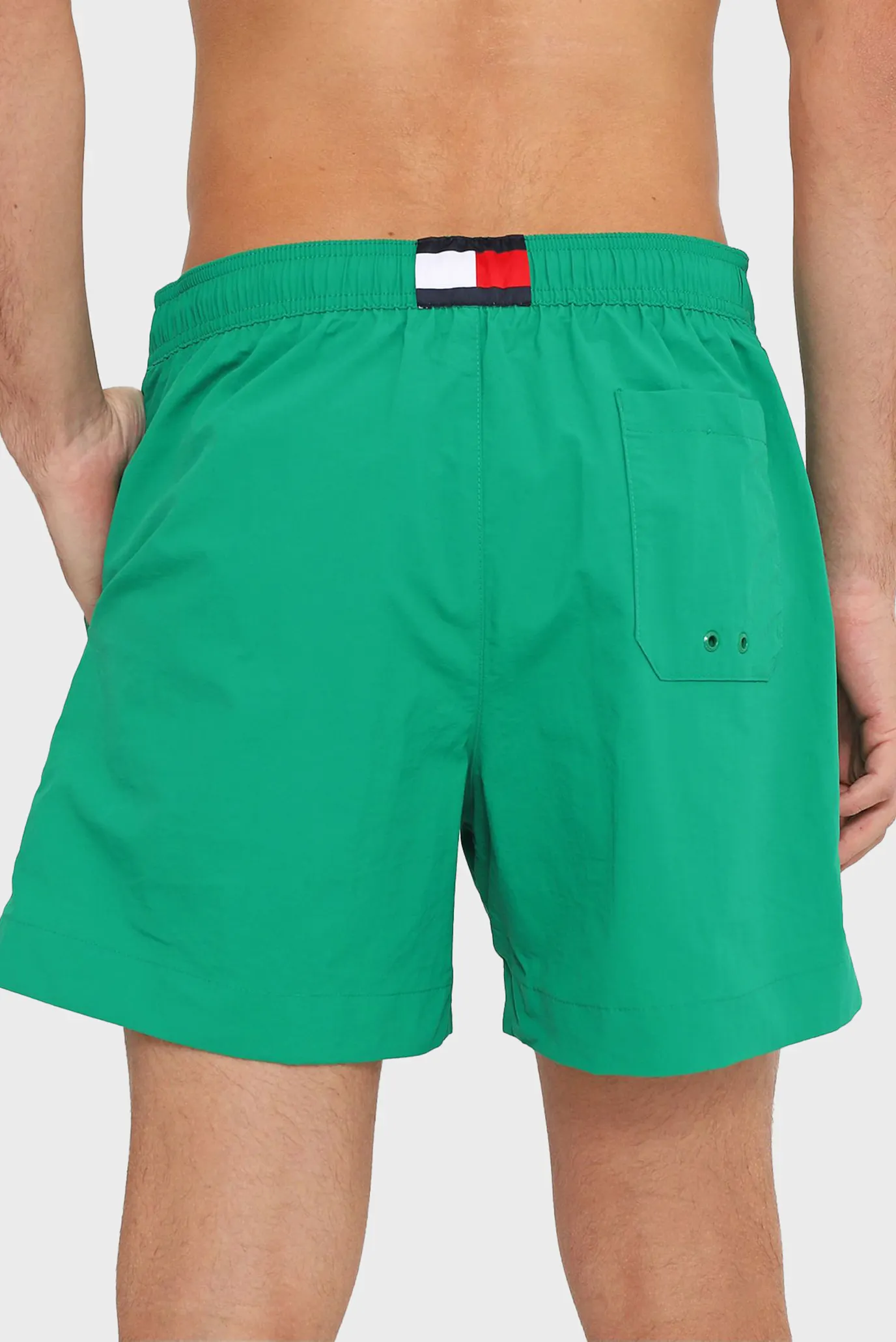 Мужские зеленые плавательные шорты MEDIUM DRAWSTRING 2