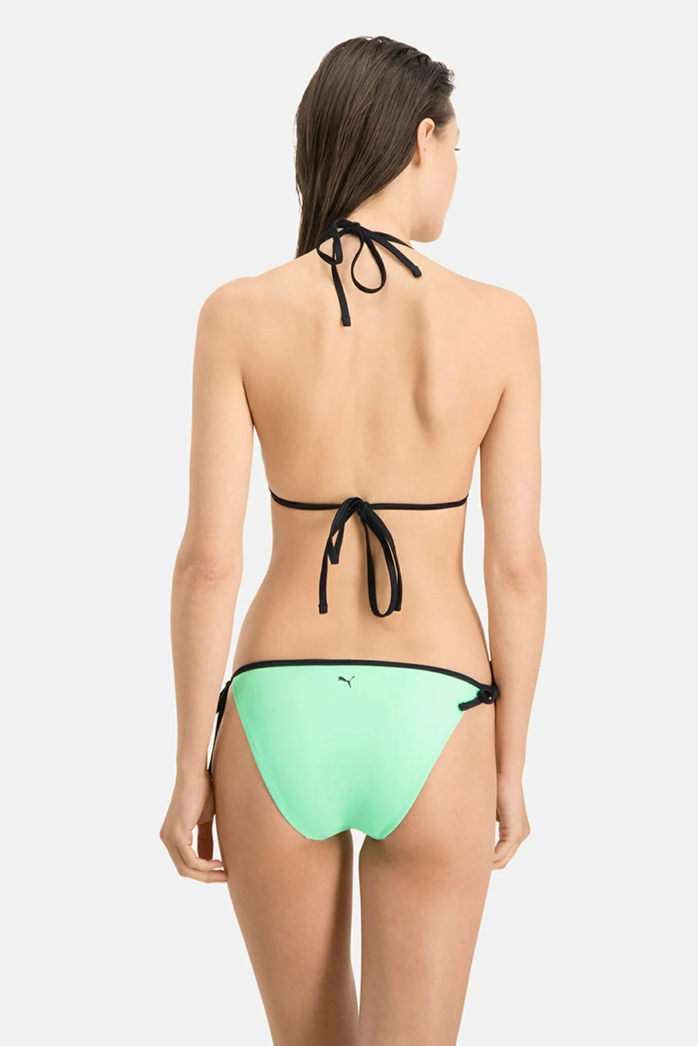 Жіночі зелені трусики від купальника PUMA Swim Women Side Tie Bikini Bottom 2