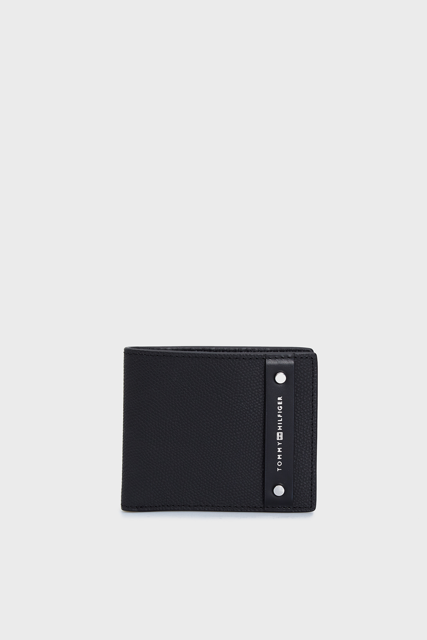 Чоловічий чорний шкіряний гаманець TH BUSINESS LEA MINI CC 1