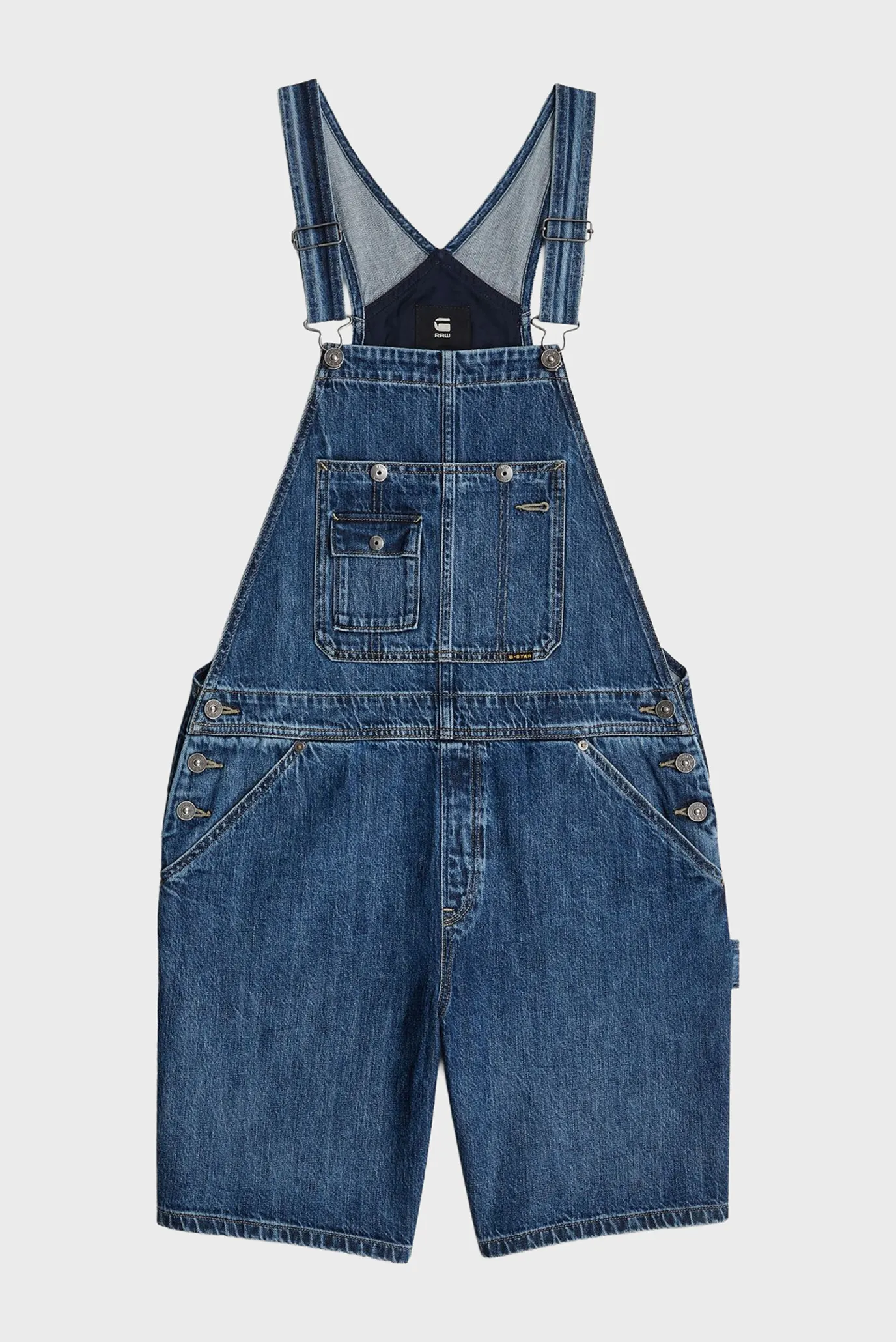 Жіночий синій джинсовий комбінезон Bowey 6