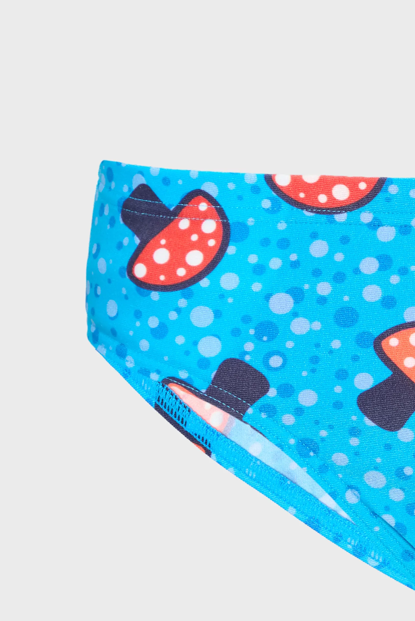 Чоловічі блакитні плавки з візерунком MUSHROOMS SWIM BRI 4