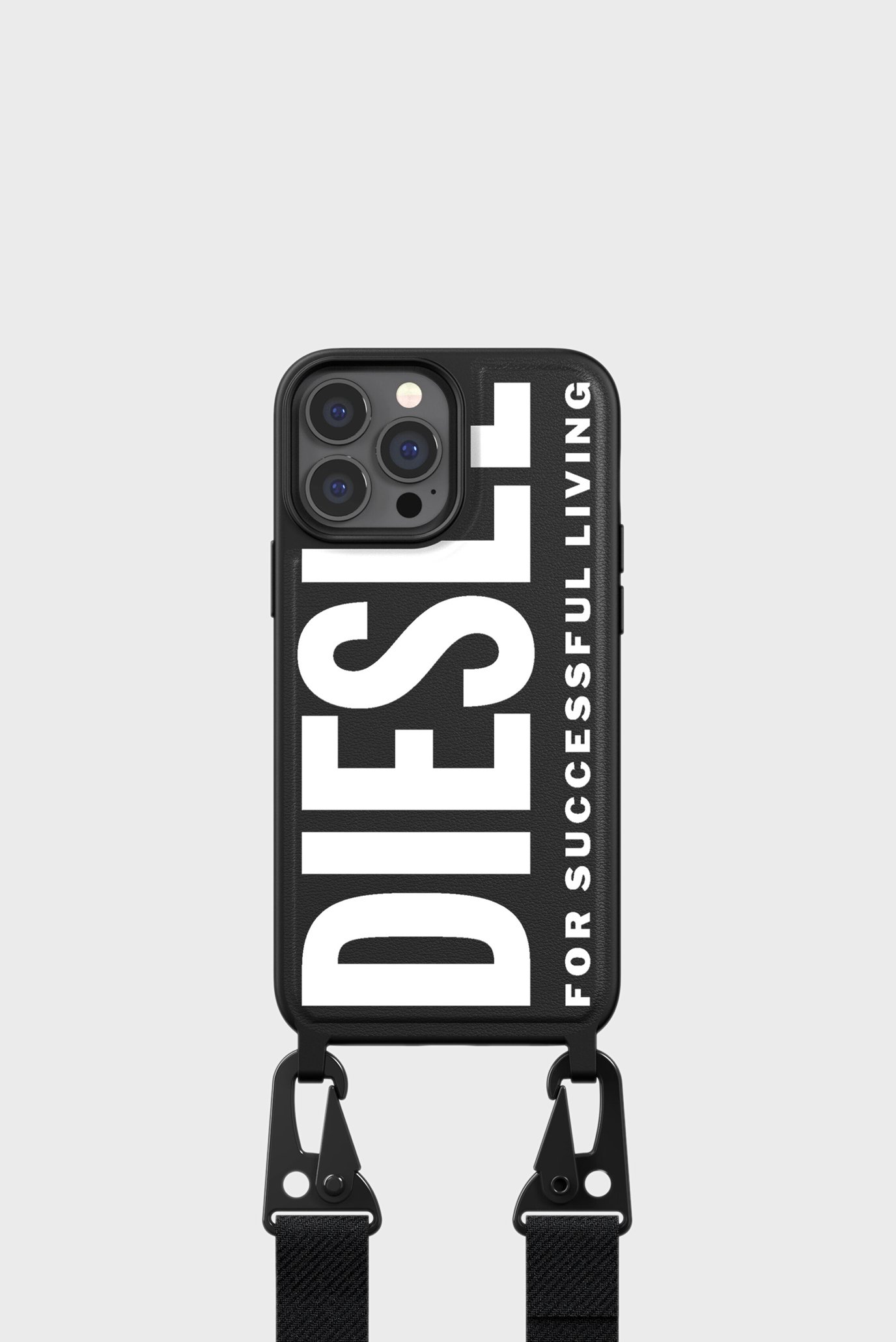 Чорний чохол для телефону Diesel Necklace Case Core for iPhone 13 Pro Max 1