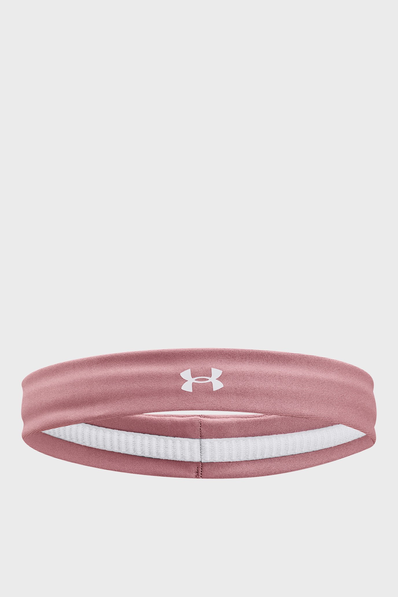 Женская розовая повязка для волос UA Play Up Headband 1