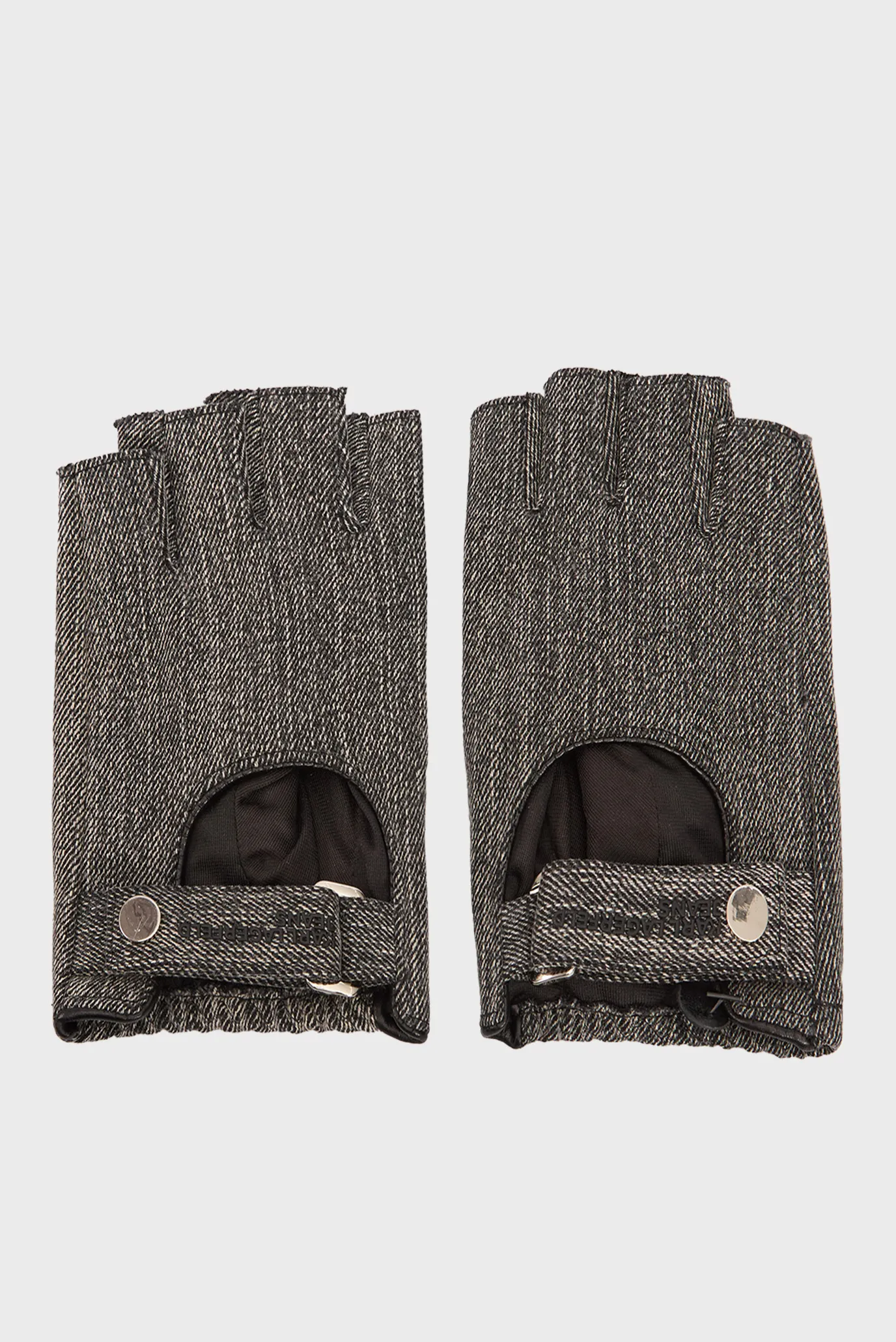 Женские темно-серые джинсовые митенки fingerless 1