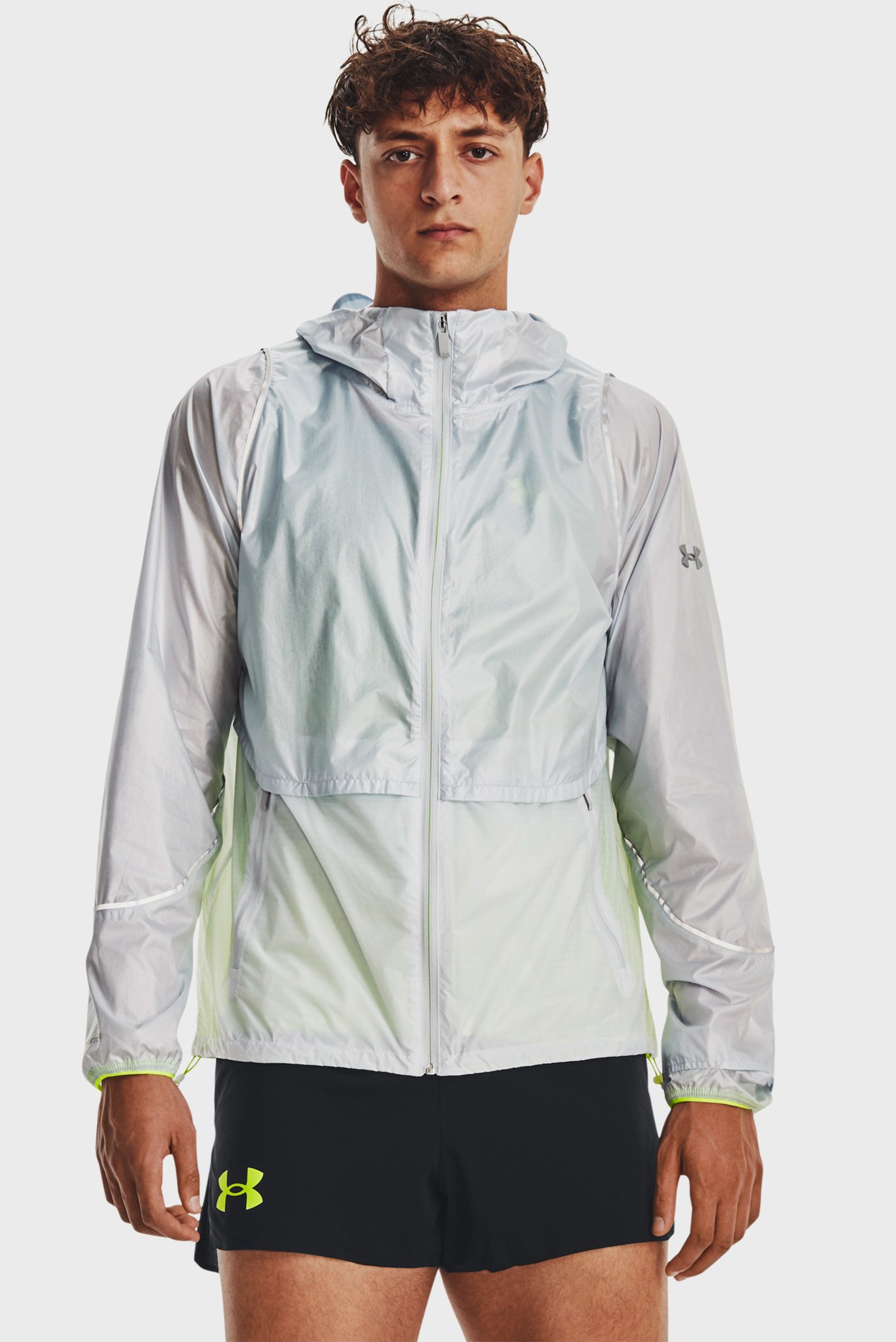 Мужская серая ветровка Impasse Lightweight Run Jkt 1