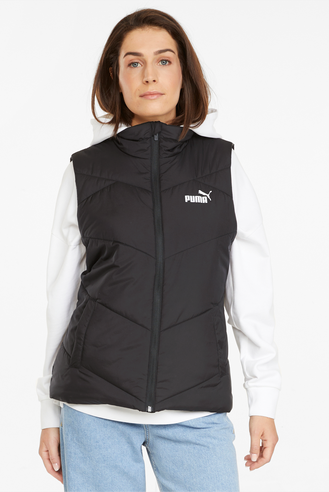 Женский черный жилет Essentials Padded Women's Vest 1