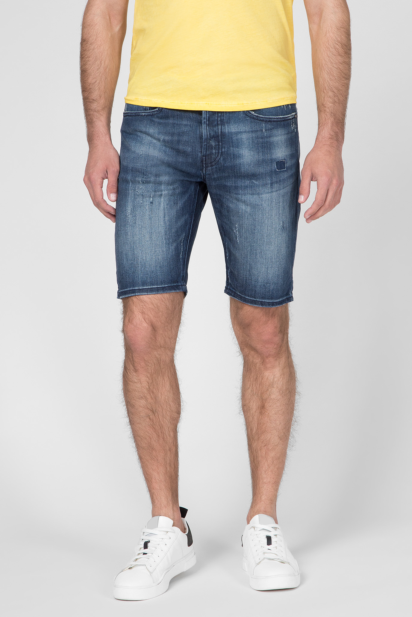 Чоловічі сині джинсові шорти Solomon Slim Fit 1