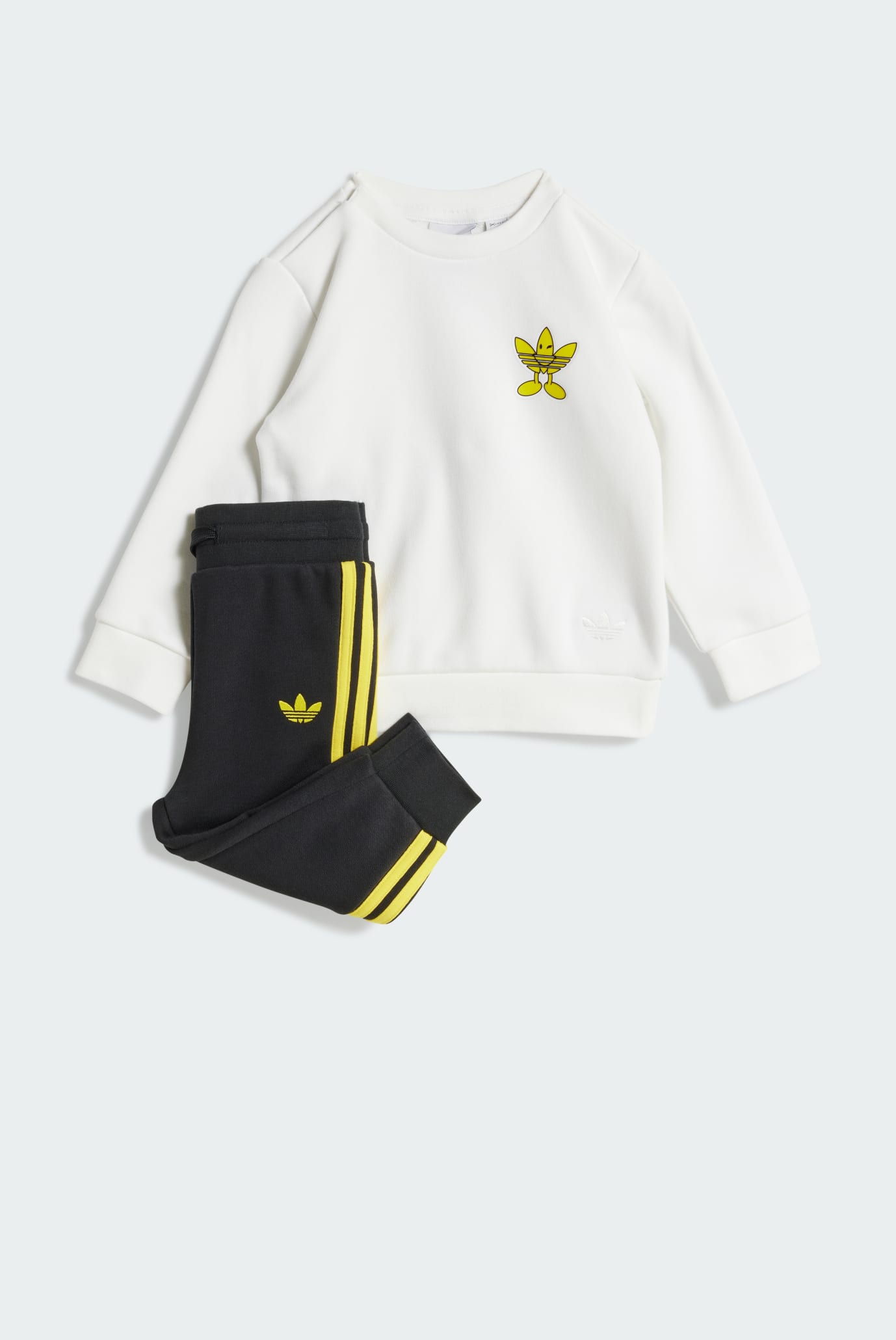 Детский спортивный костюм (свитшот, брюки) adidas Originals x Smiley World Crew Kids 1