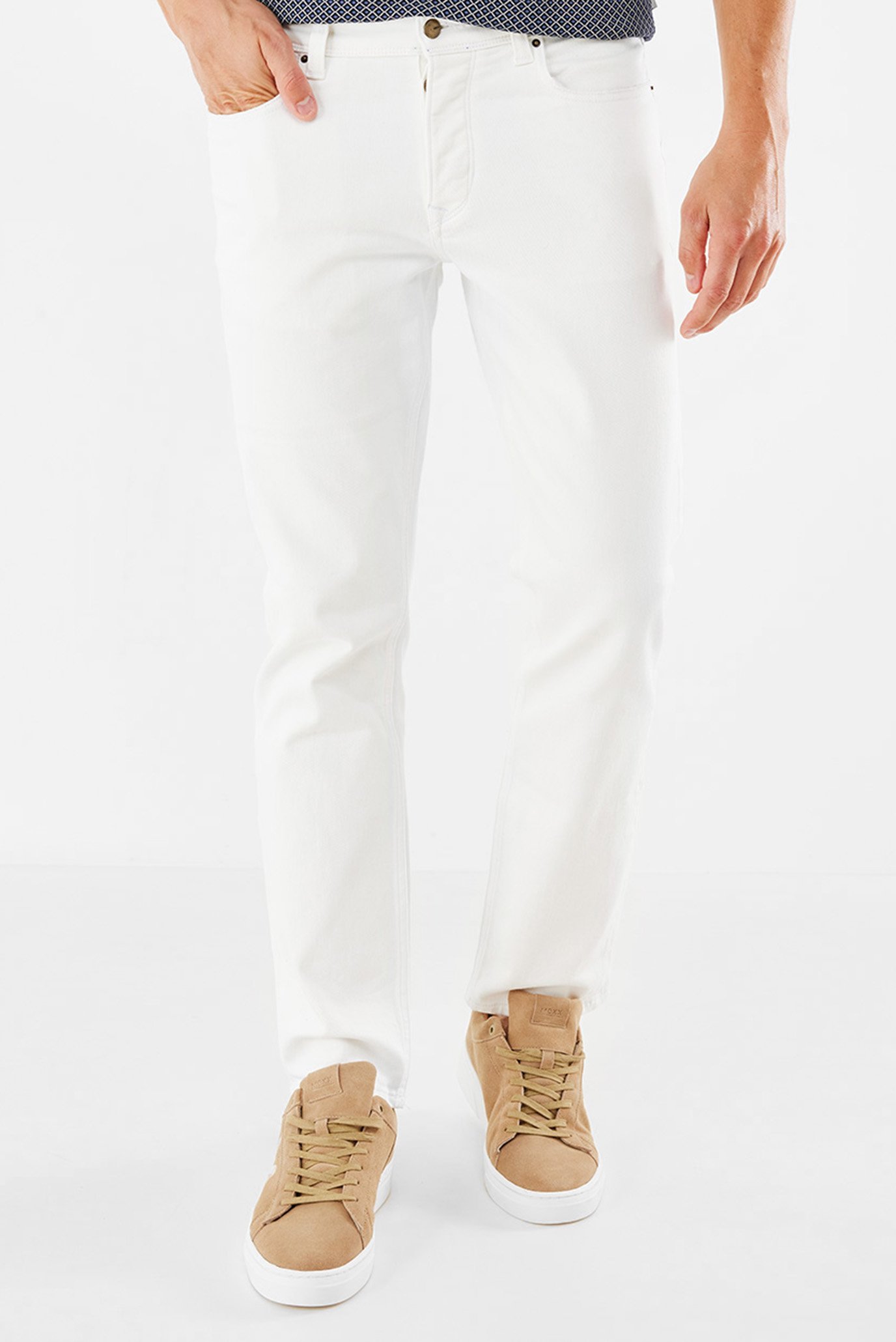 Мужские белые джинсы STEVE 1