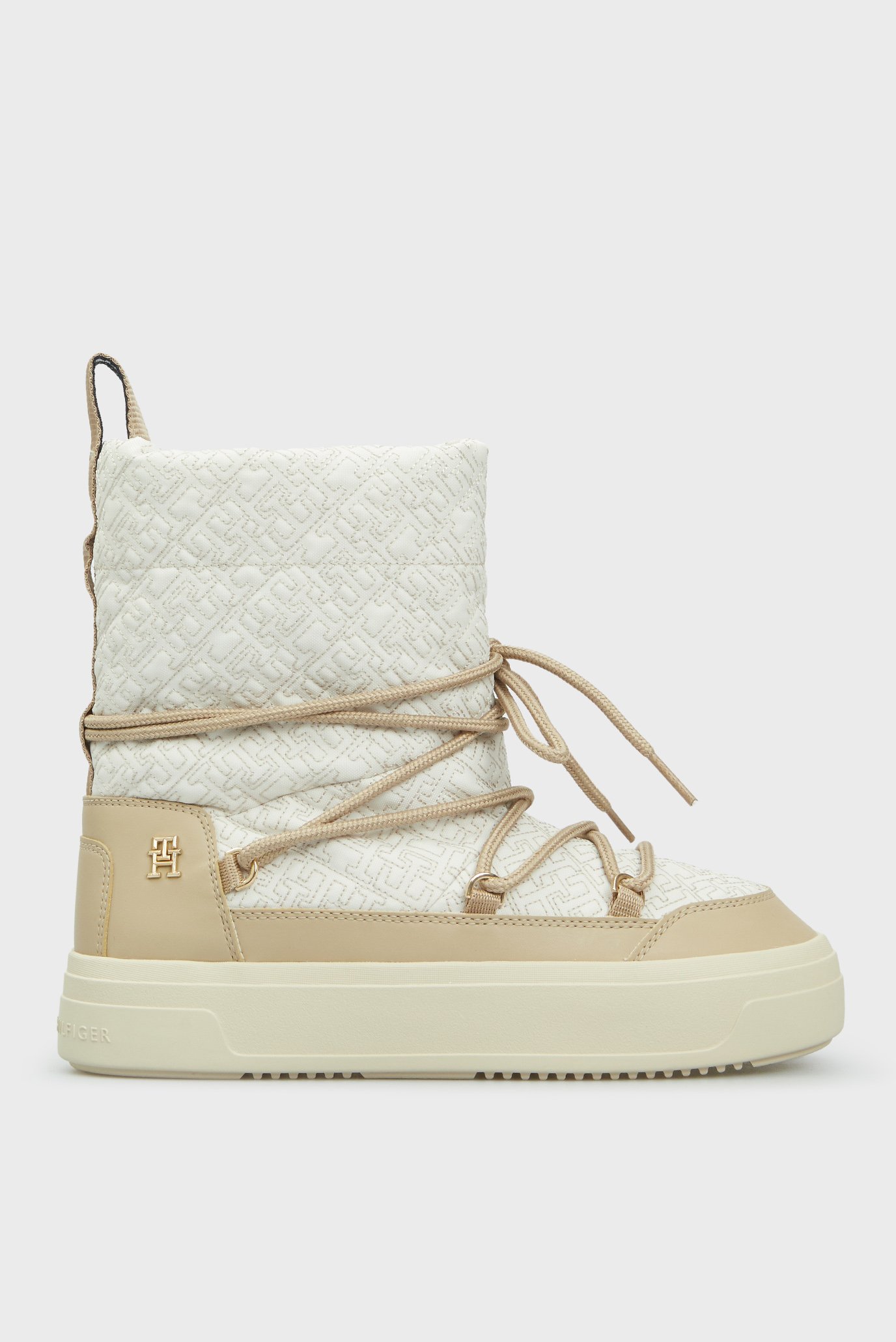 Жіночі місяцеходи з візерунком LACE-UP MONOGRAM SNOWBOOT 1