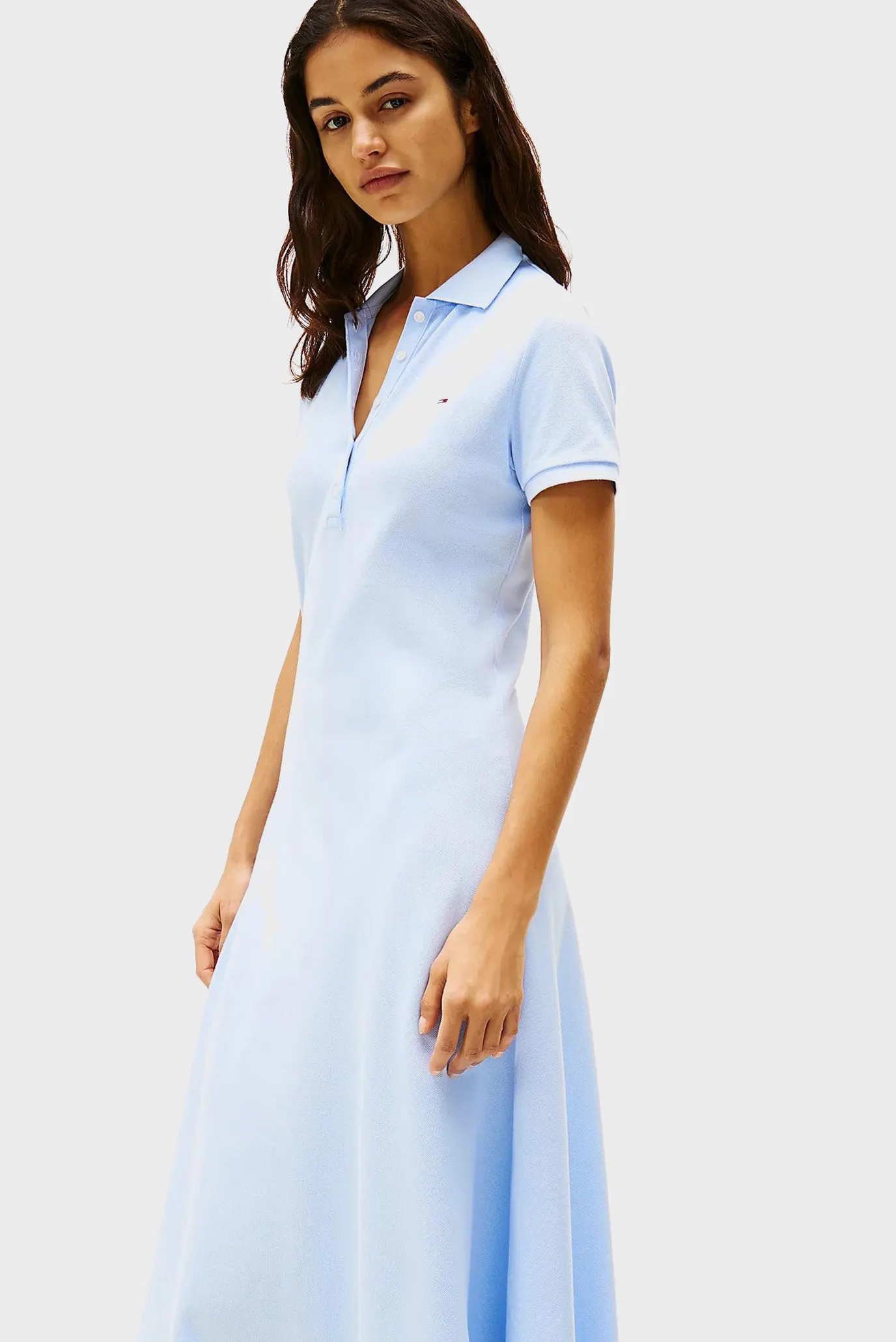 Жіноча блакитна сукня TJW MAXI POLO DRESS 3