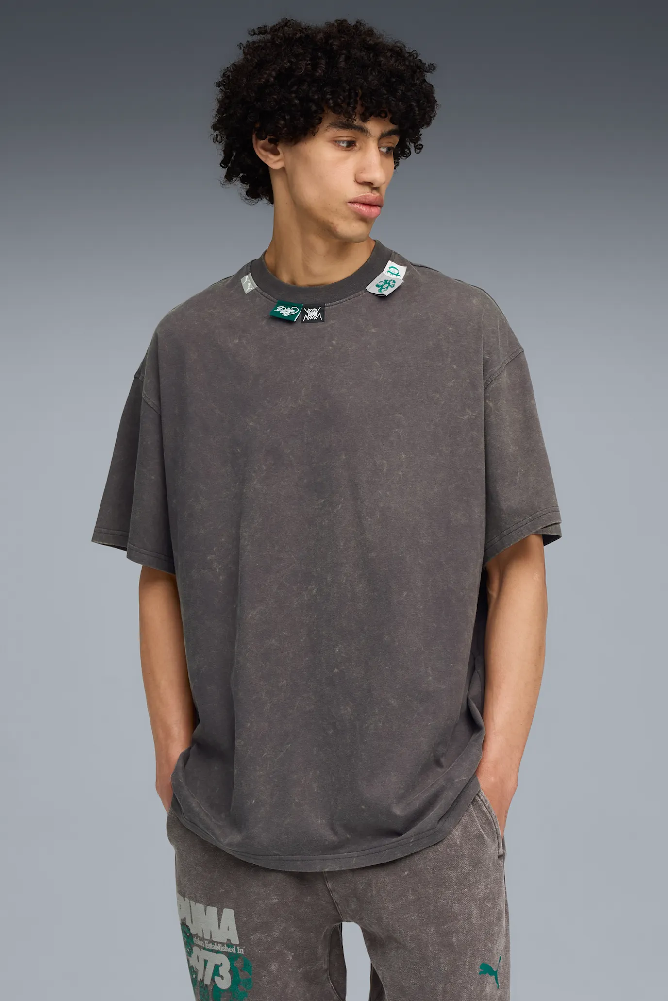 Темно-серая футболка Hoopocalypse Tee V (унисекс) 3