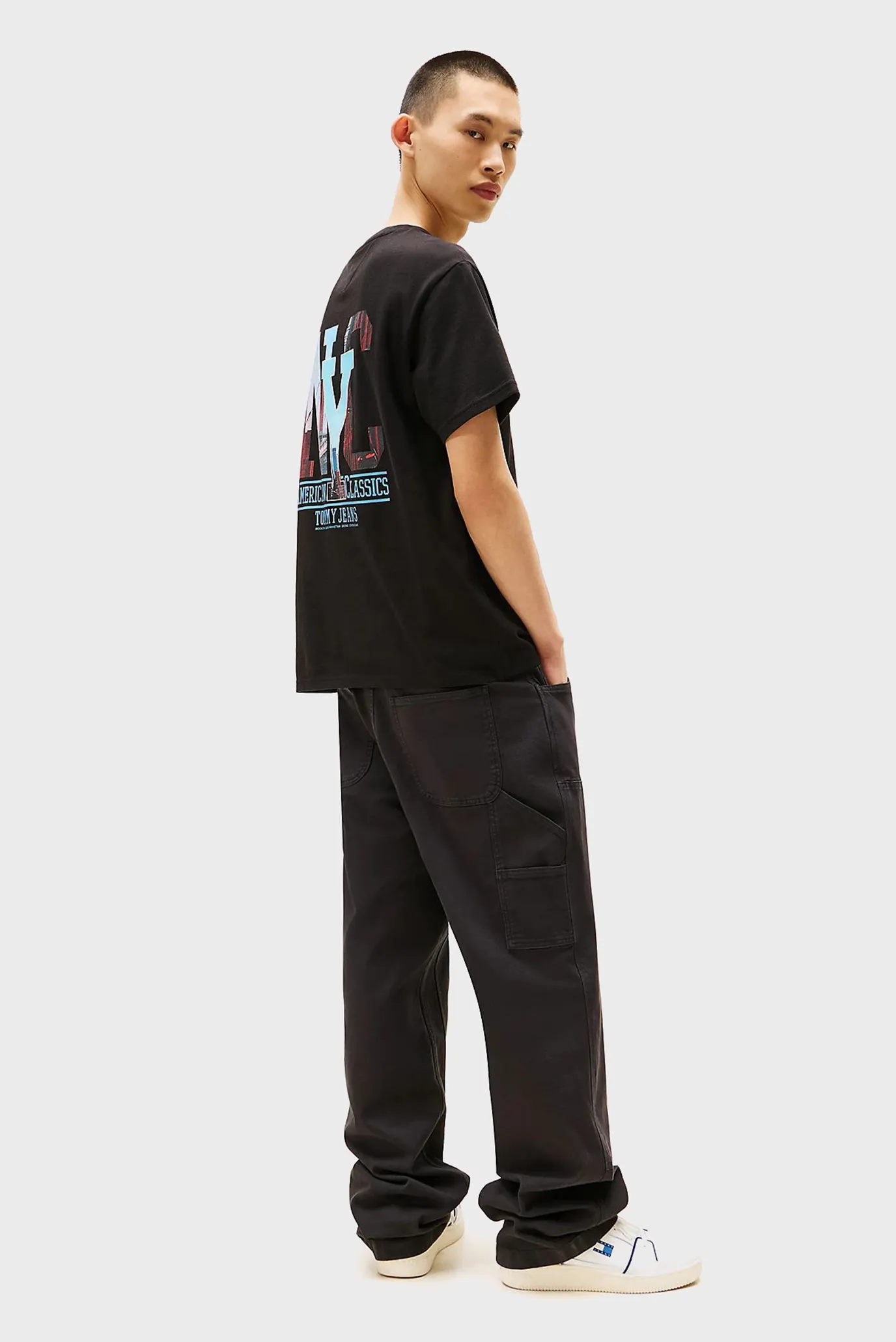 Мужская черная футболка RLX NOVELTY GRAPHIC 4