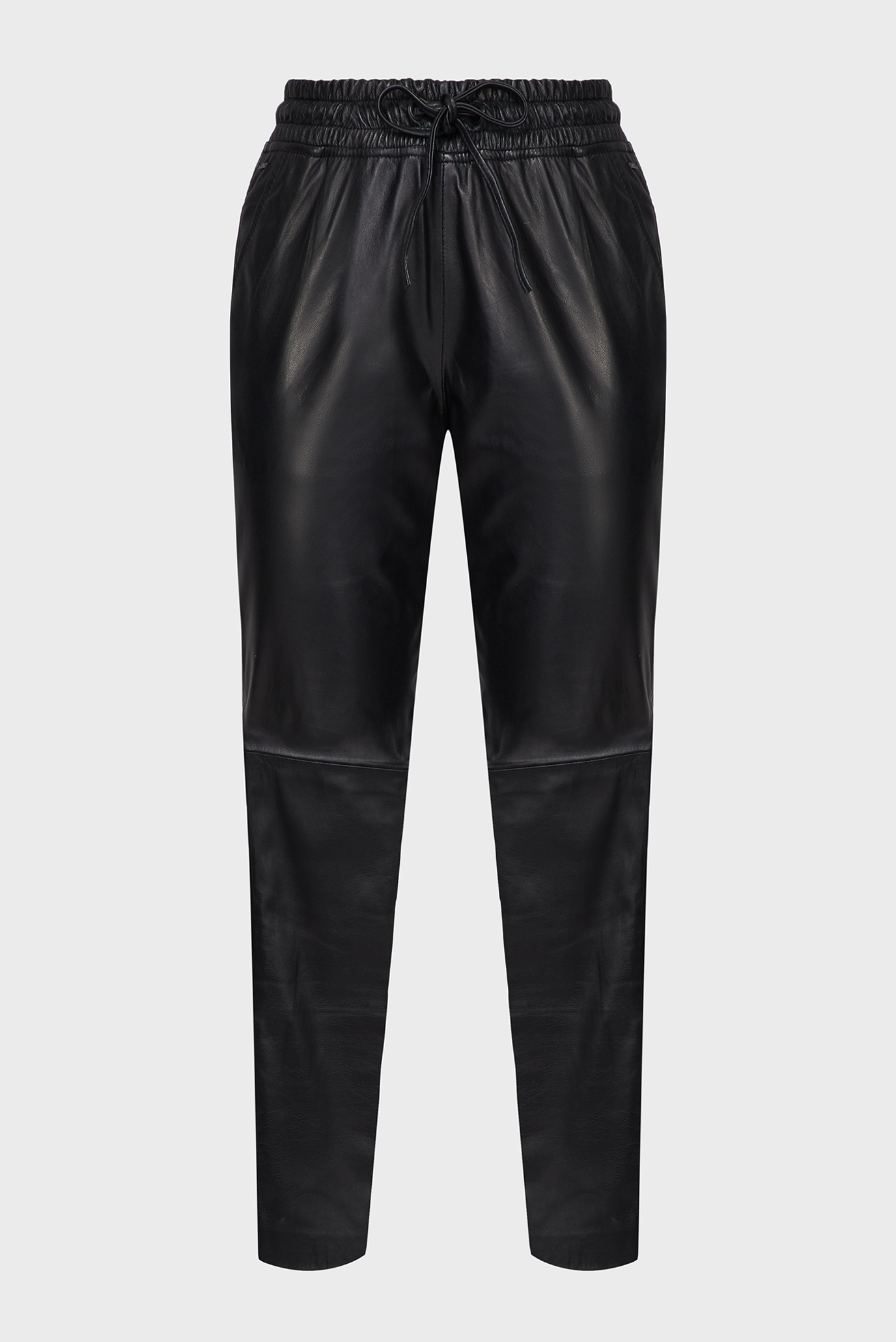Женские черные кожаные брюки DAISY 1