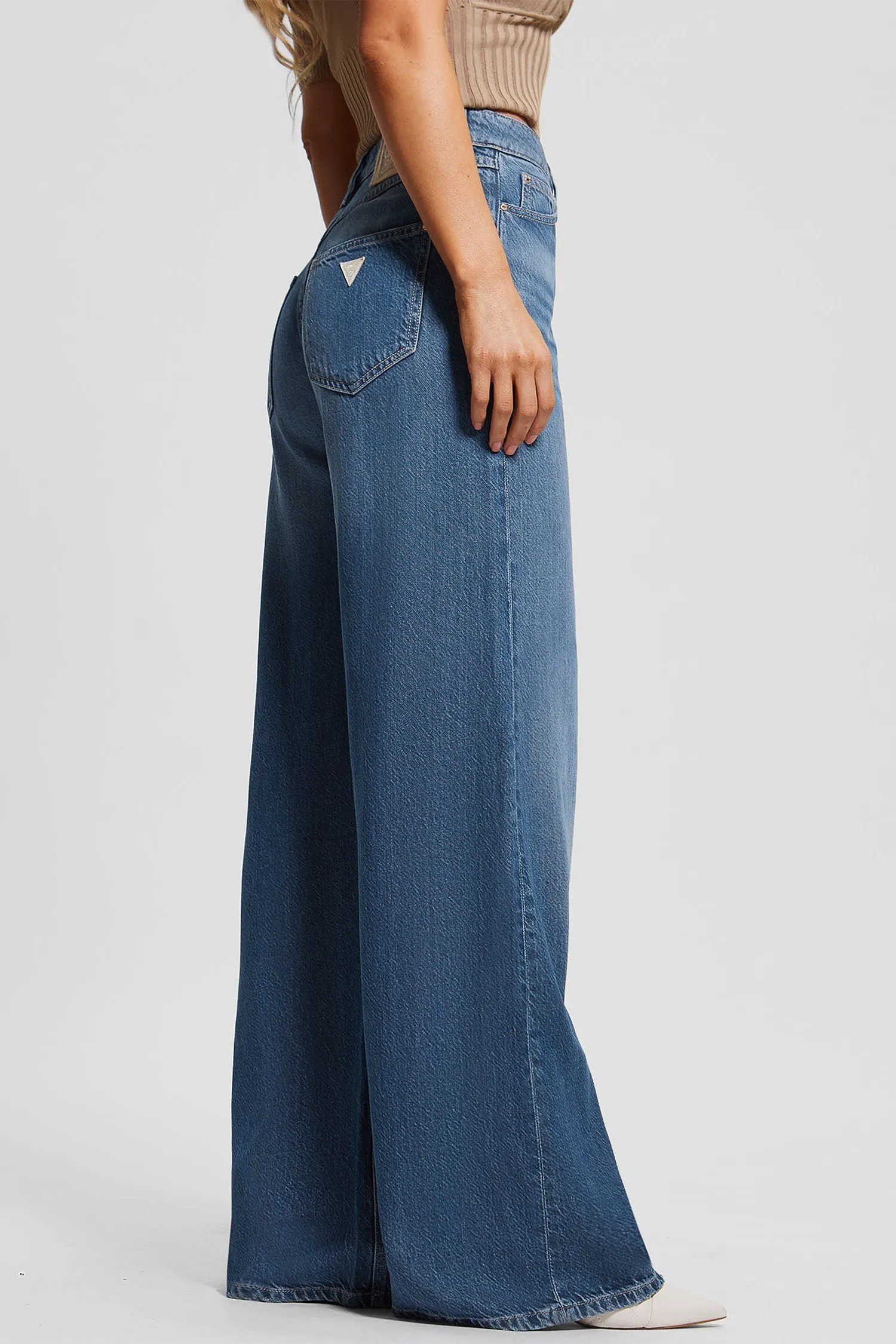 Женские синие джинсы Guess W3GA82.D4MU4;SNNM — MD-Fashion