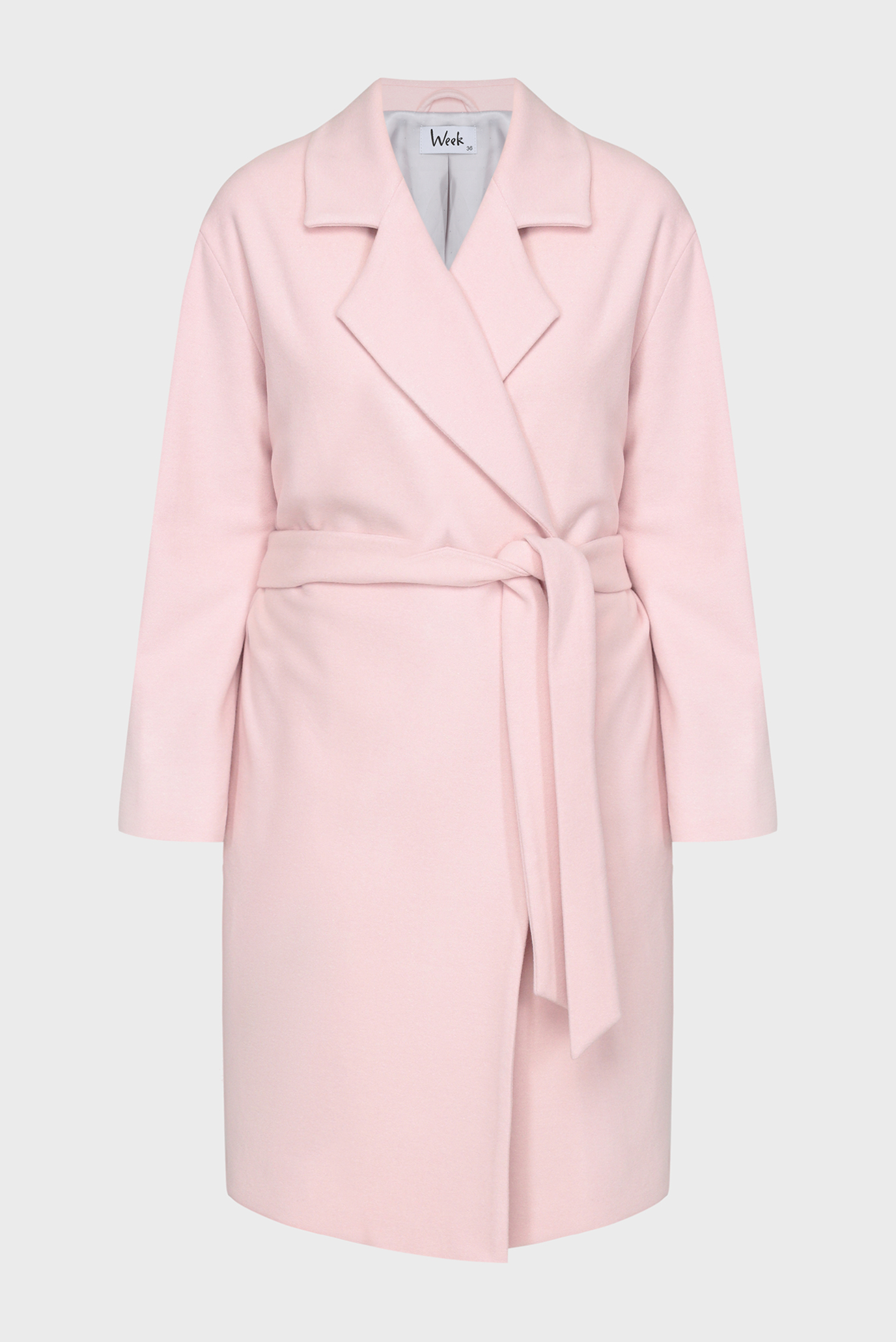 Жіноче рожеве вовняне пальто 1