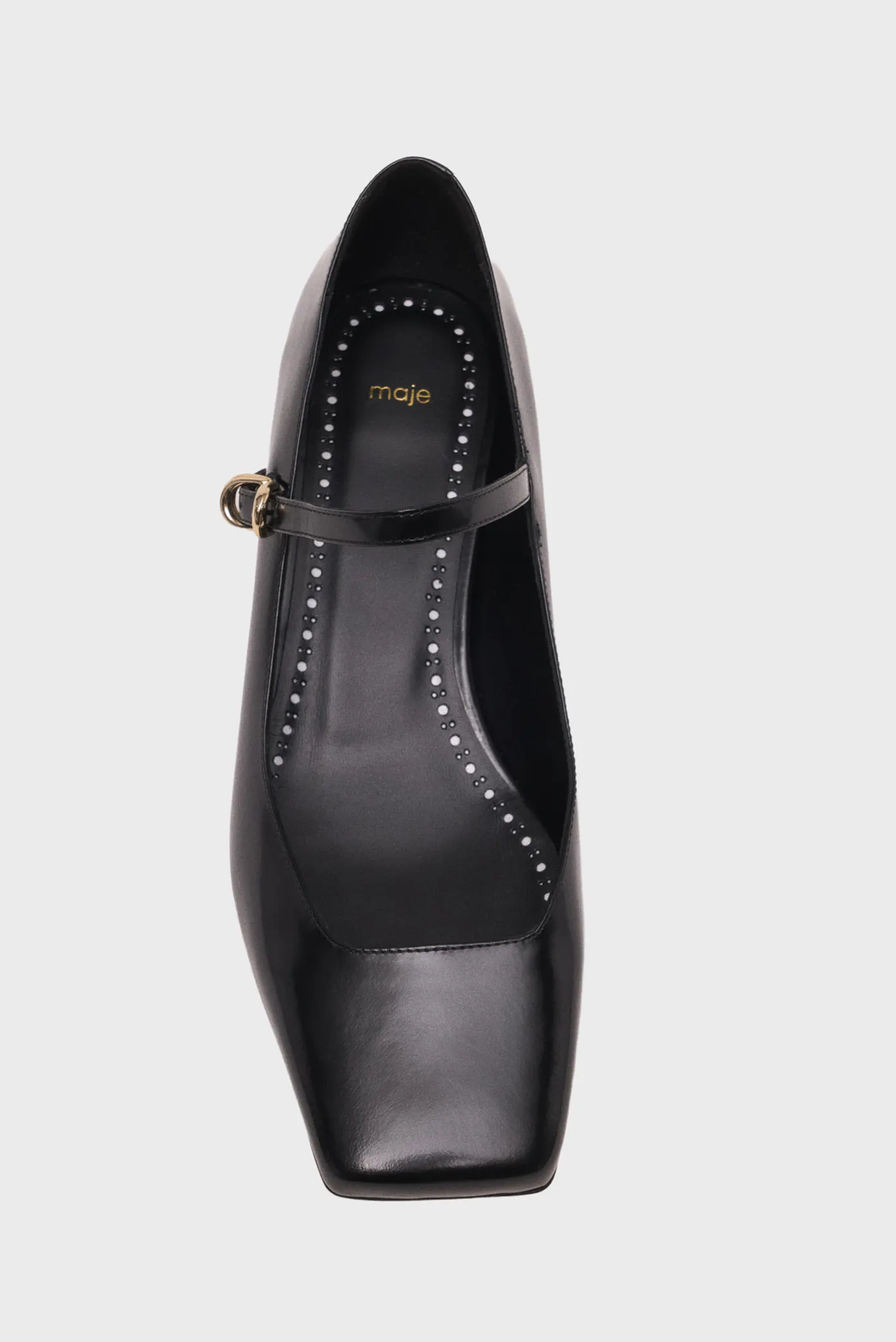 Жіночі чорні шкіряні балетки 4