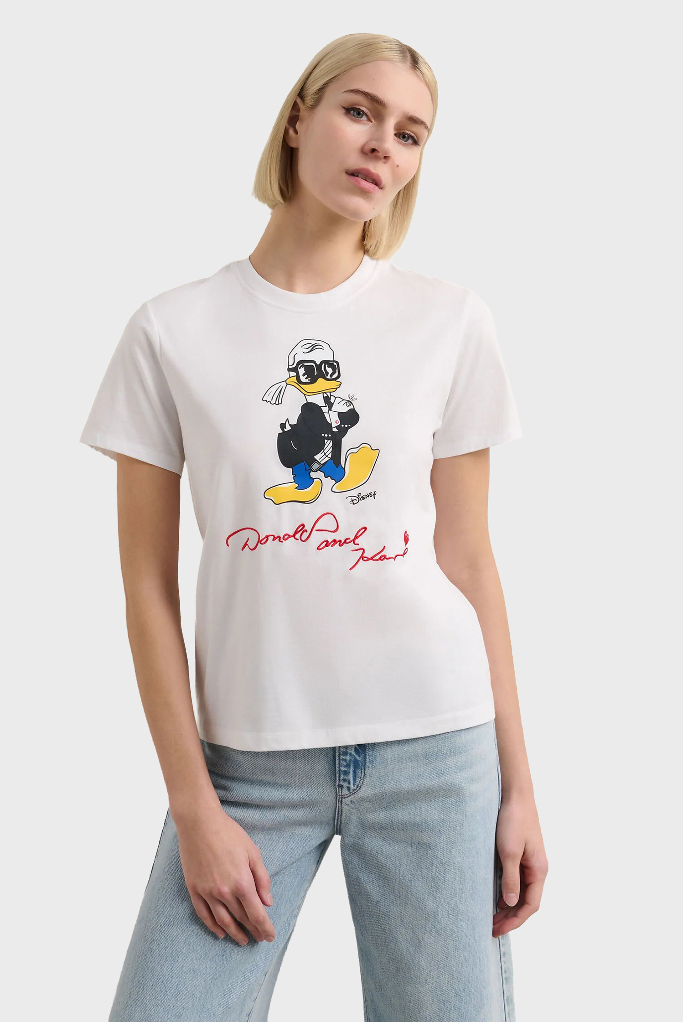 Женская белая футболка KL X DISNEY Белый XS Karl Lagerfeld A3W17090 Женская белая футболка KL X DISNEY Белый XS Karl Lagerfeld A3W17090