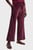 Женские бордовые велюровые брюки